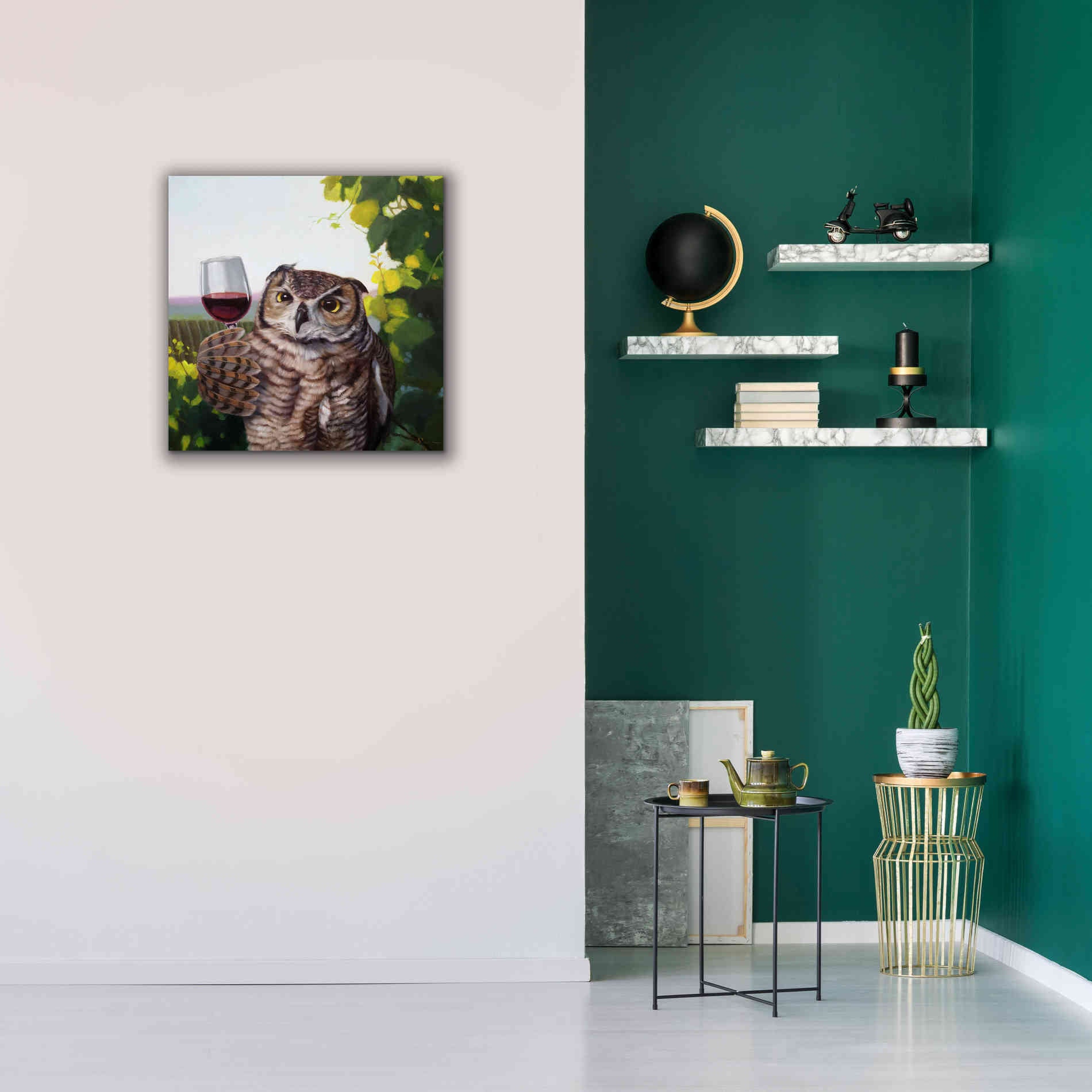 'The Connoisseur' by Lucia Heffernan, Canvas Wall Art,26x26