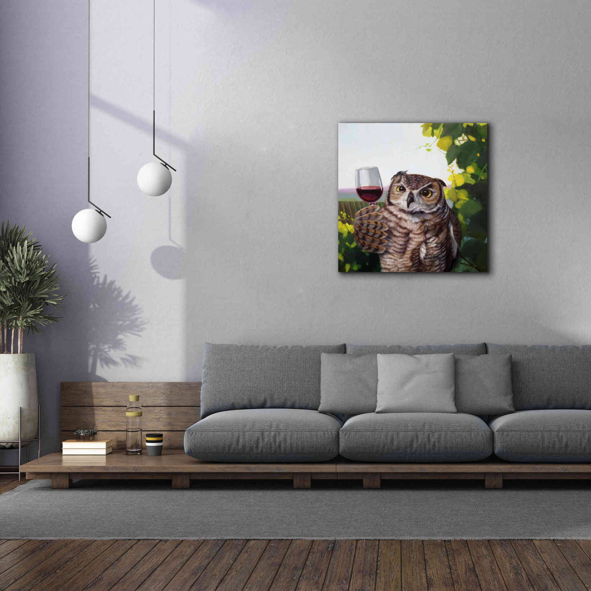 'The Connoisseur' by Lucia Heffernan, Canvas Wall Art,37x37