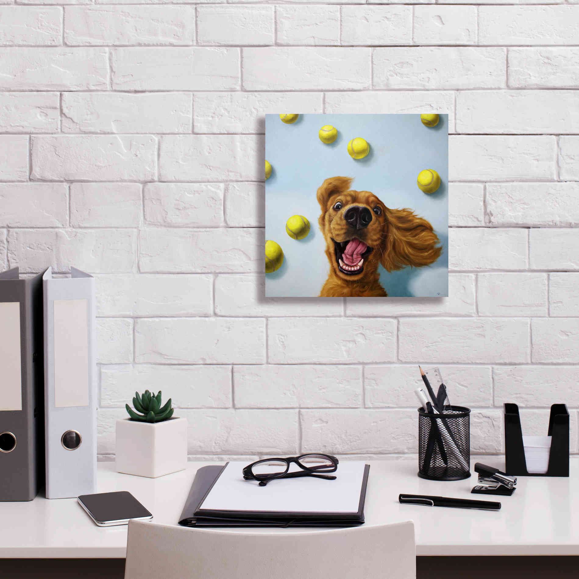 'Ball Boy' by Lucia Heffernan, Canvas Wall Art,12x12