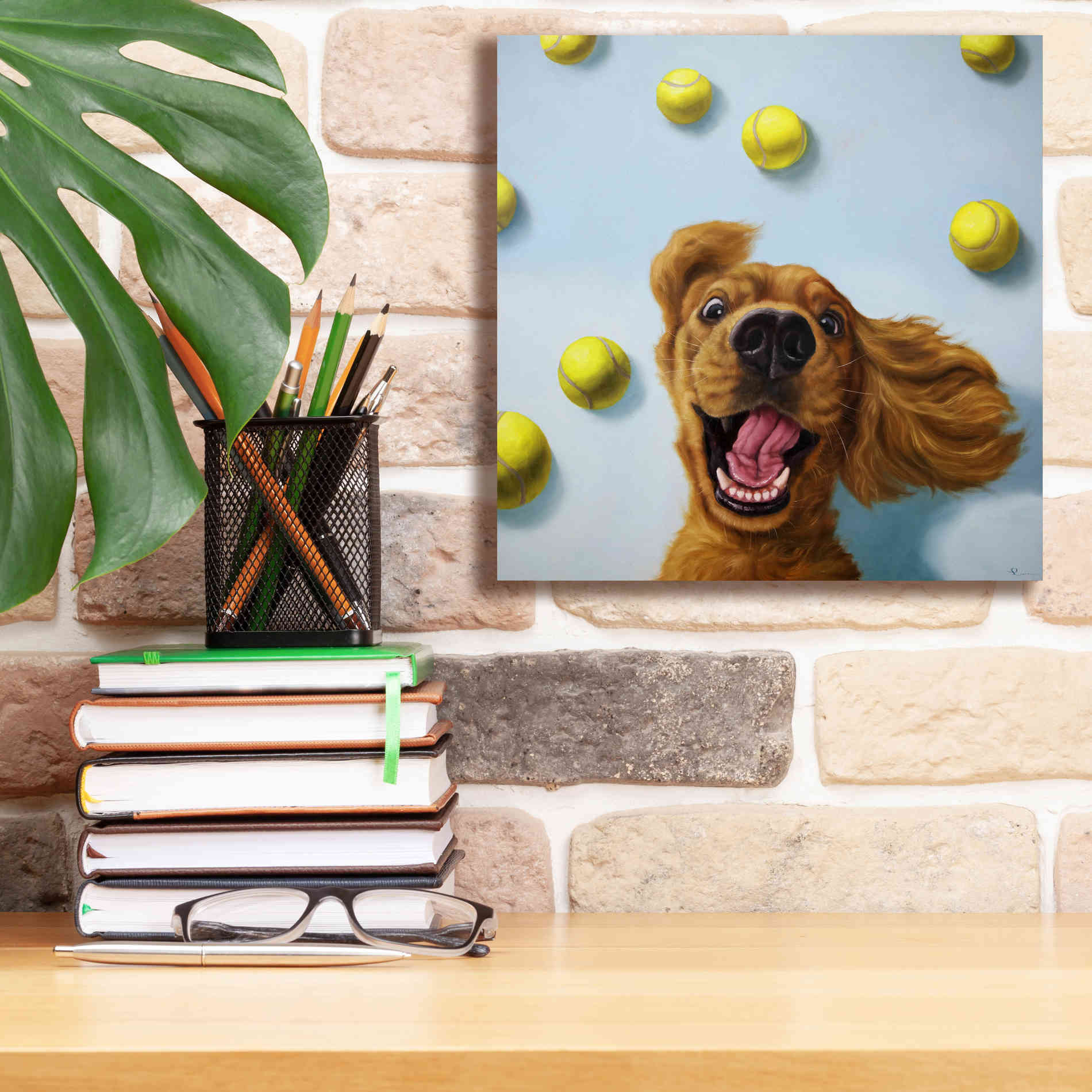 'Ball Boy' by Lucia Heffernan, Canvas Wall Art,12x12