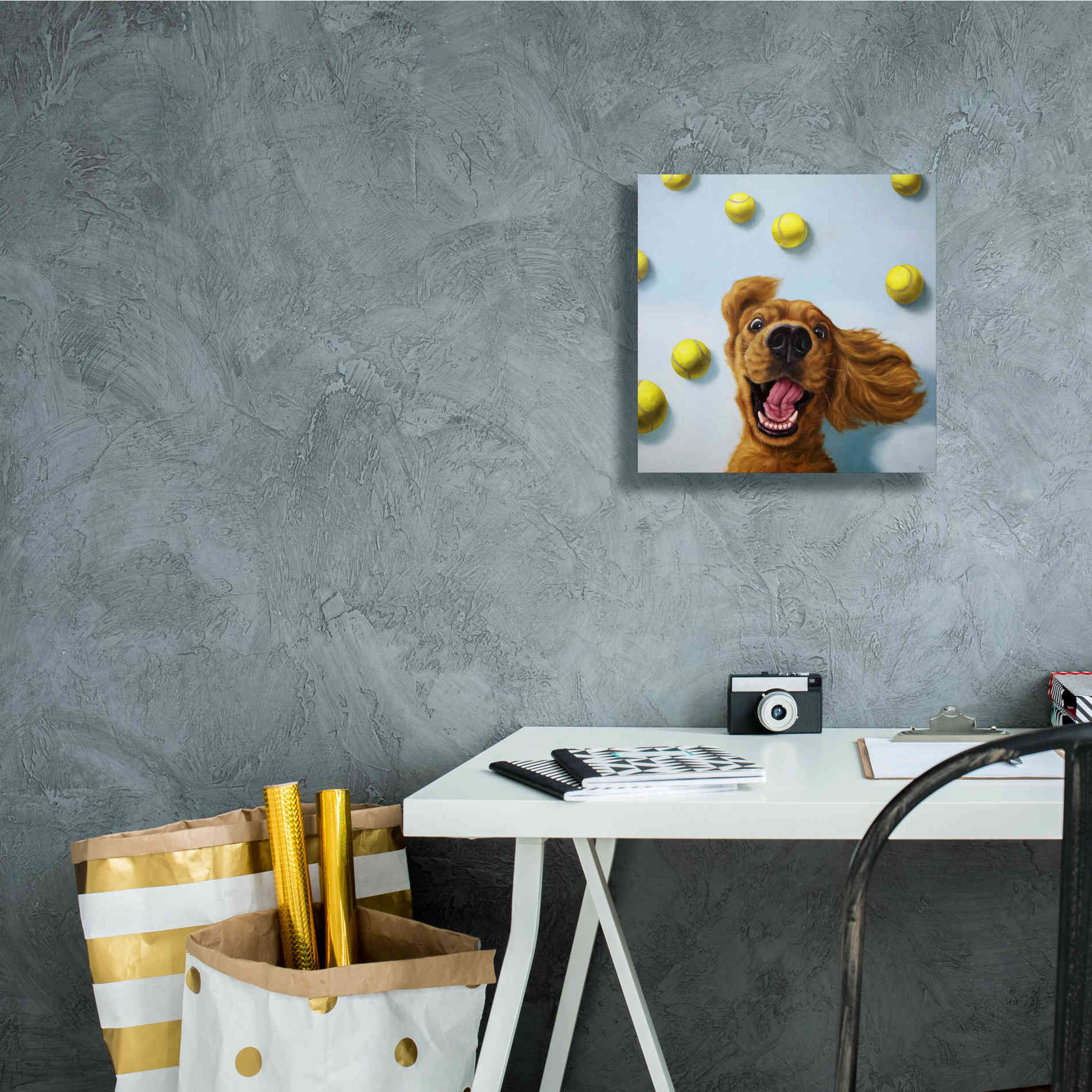 'Ball Boy' by Lucia Heffernan, Canvas Wall Art,12x12