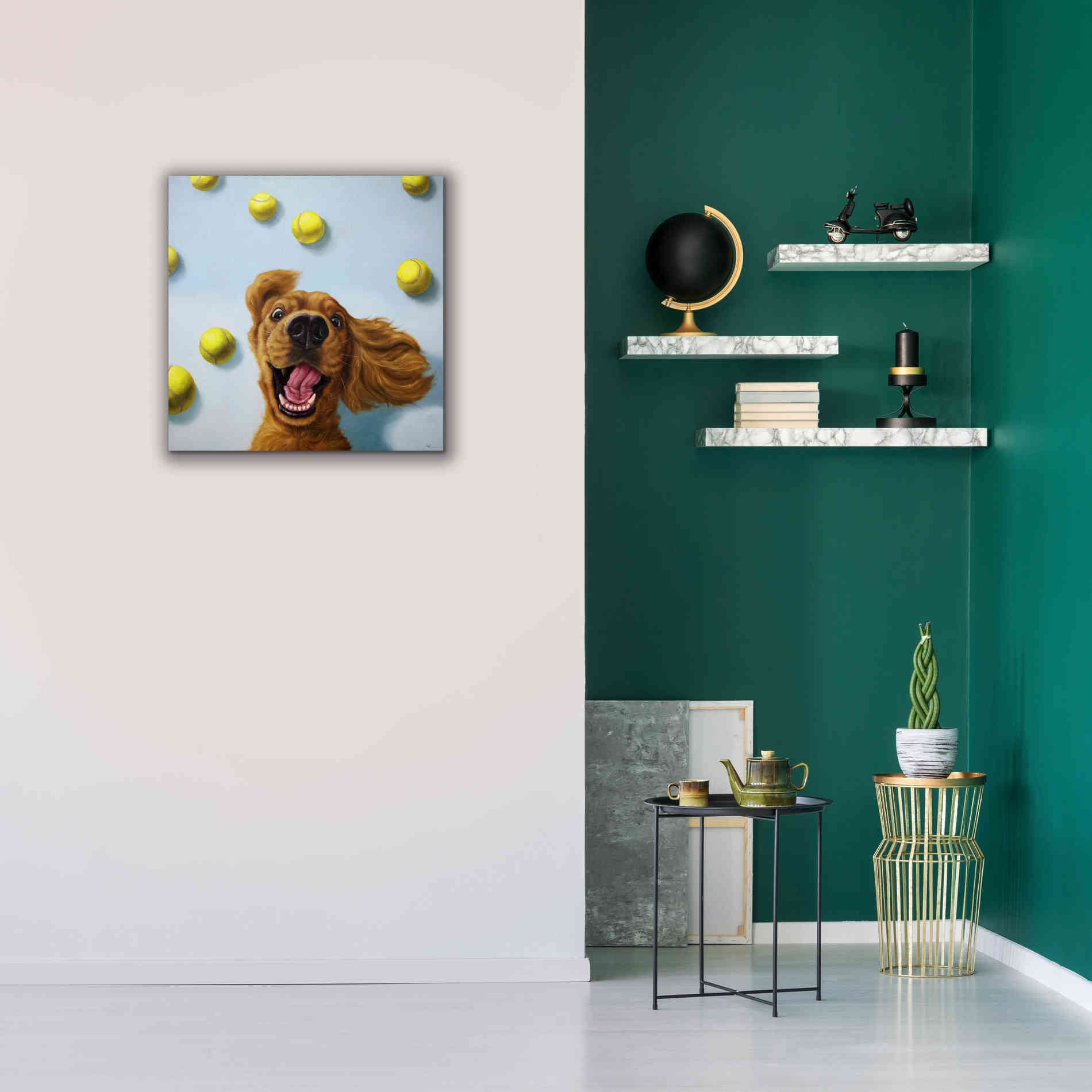 'Ball Boy' by Lucia Heffernan, Canvas Wall Art,26x26