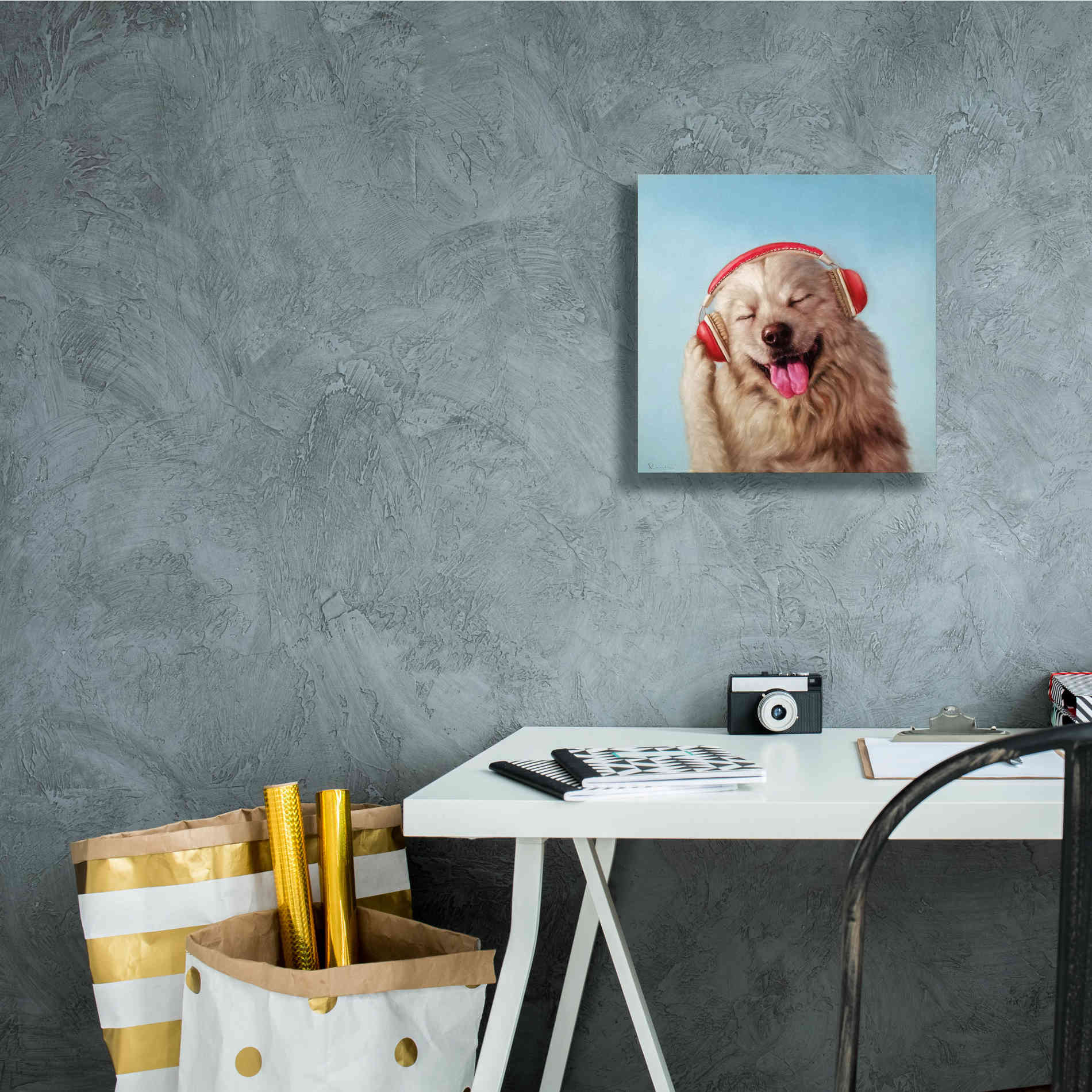 'Woof Jam' by Lucia Heffernan, Canvas Wall Art,12x12