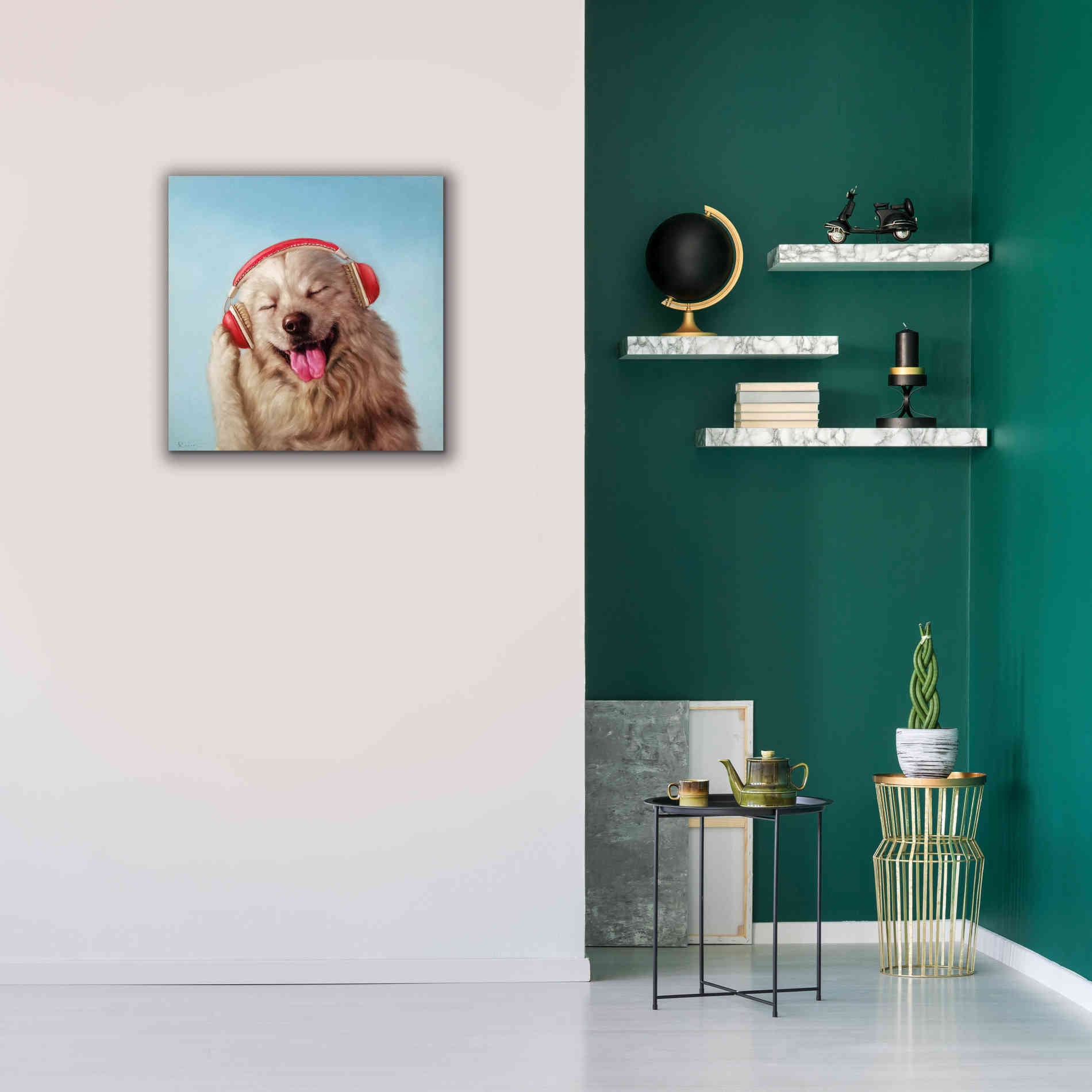 'Woof Jam' by Lucia Heffernan, Canvas Wall Art,26x26