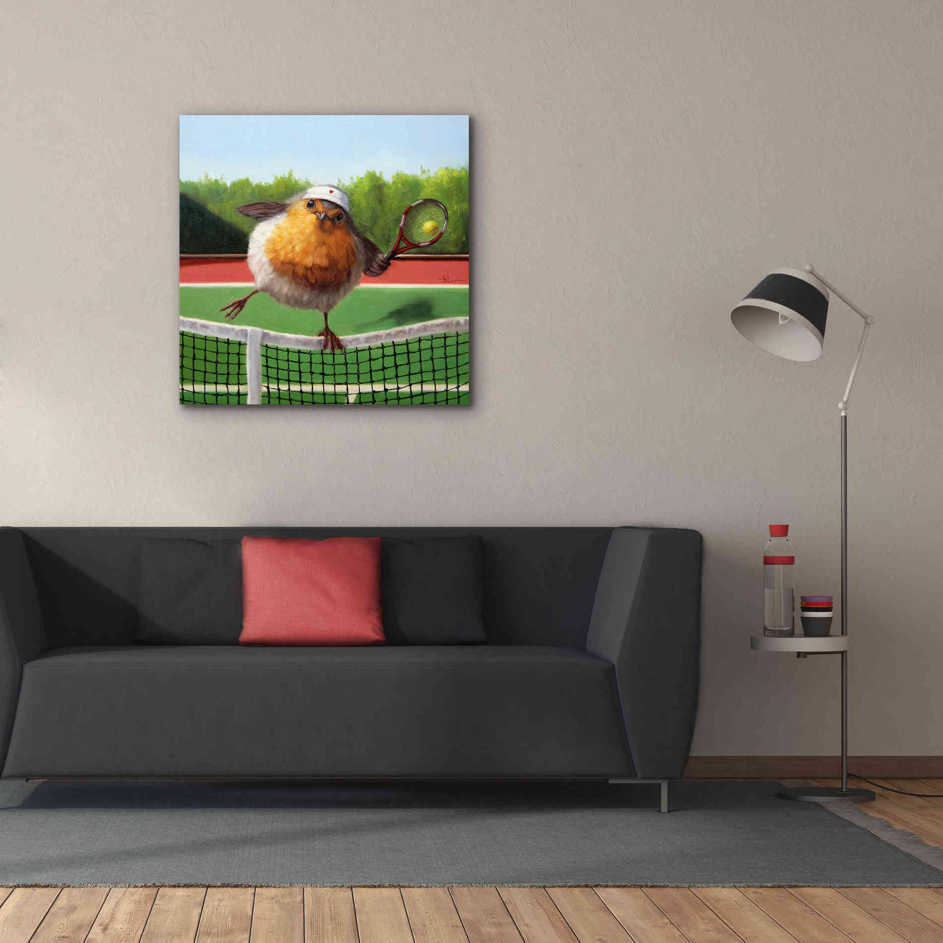 'Round Robin' by Lucia Heffernan, Canvas Wall Art,37x37