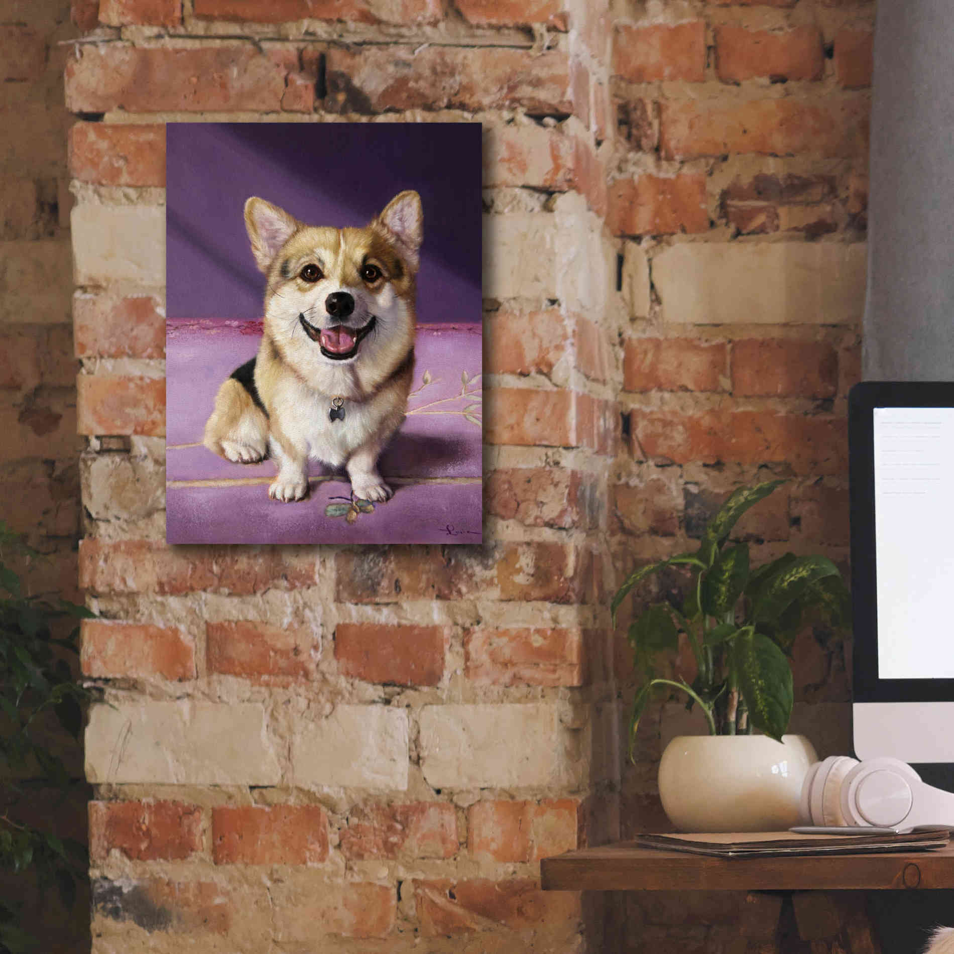 'Winnie' by Lucia Heffernan, Canvas Wall Art,12x16