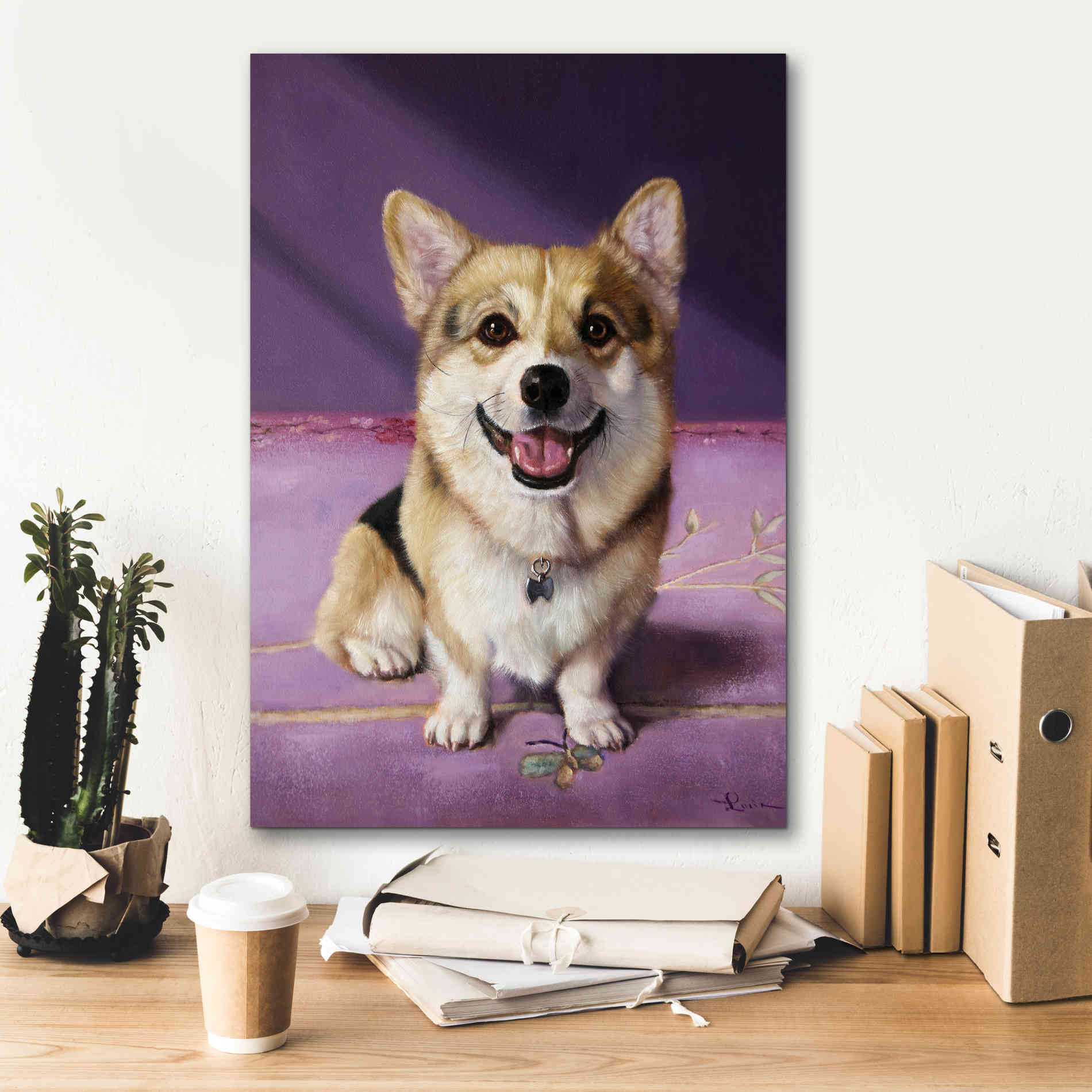 'Winnie' by Lucia Heffernan, Canvas Wall Art,18x26