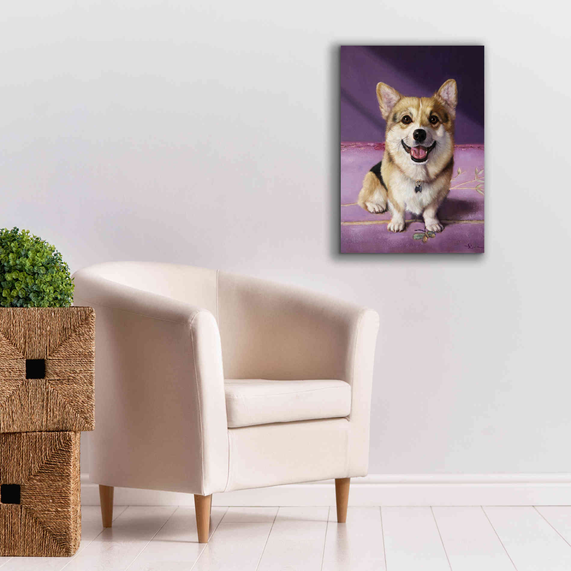 'Winnie' by Lucia Heffernan, Canvas Wall Art,18x26