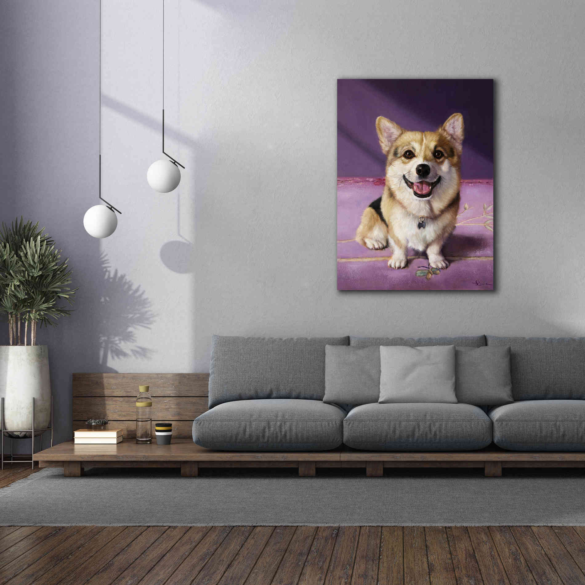 'Winnie' by Lucia Heffernan, Canvas Wall Art,40x54