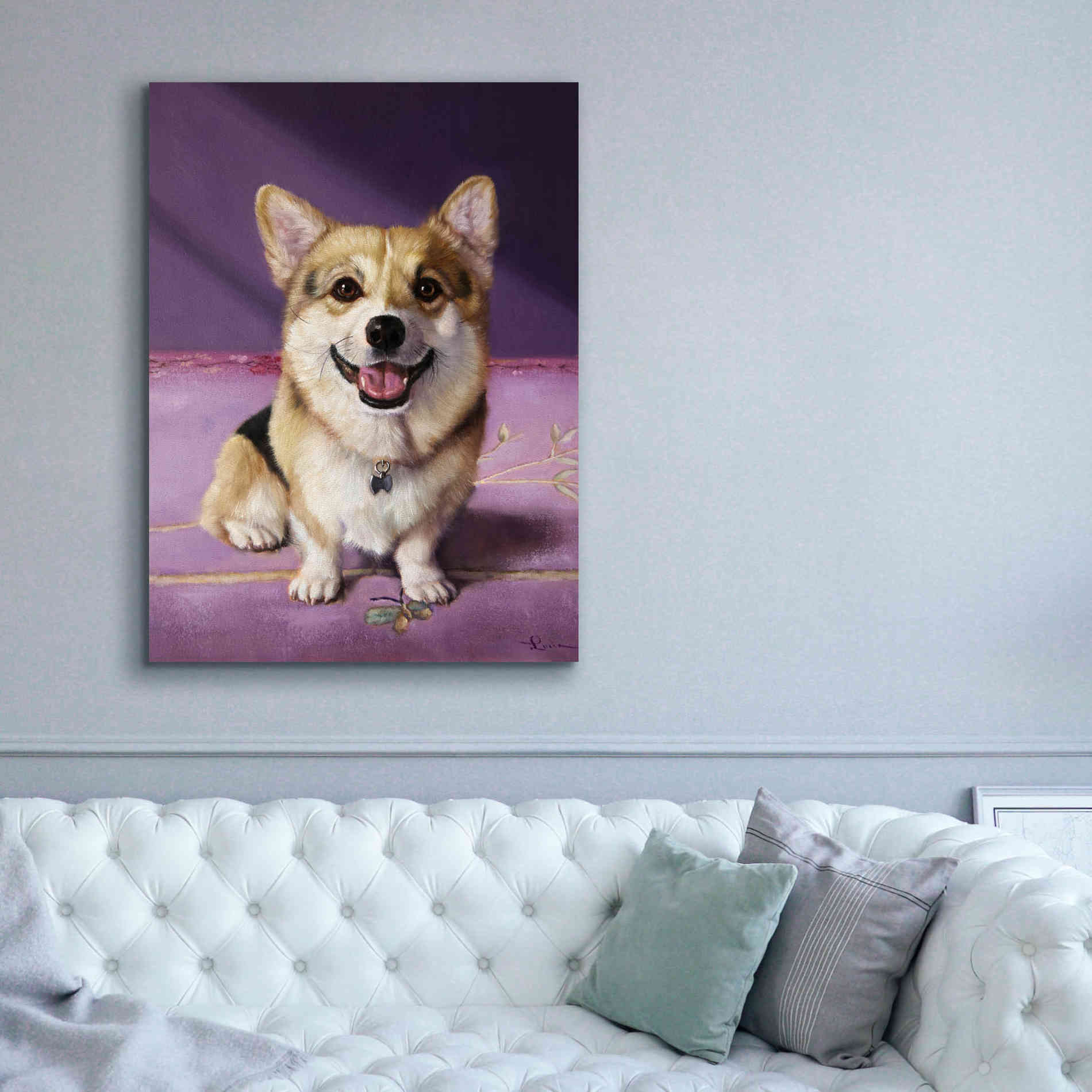 'Winnie' by Lucia Heffernan, Canvas Wall Art,40x54