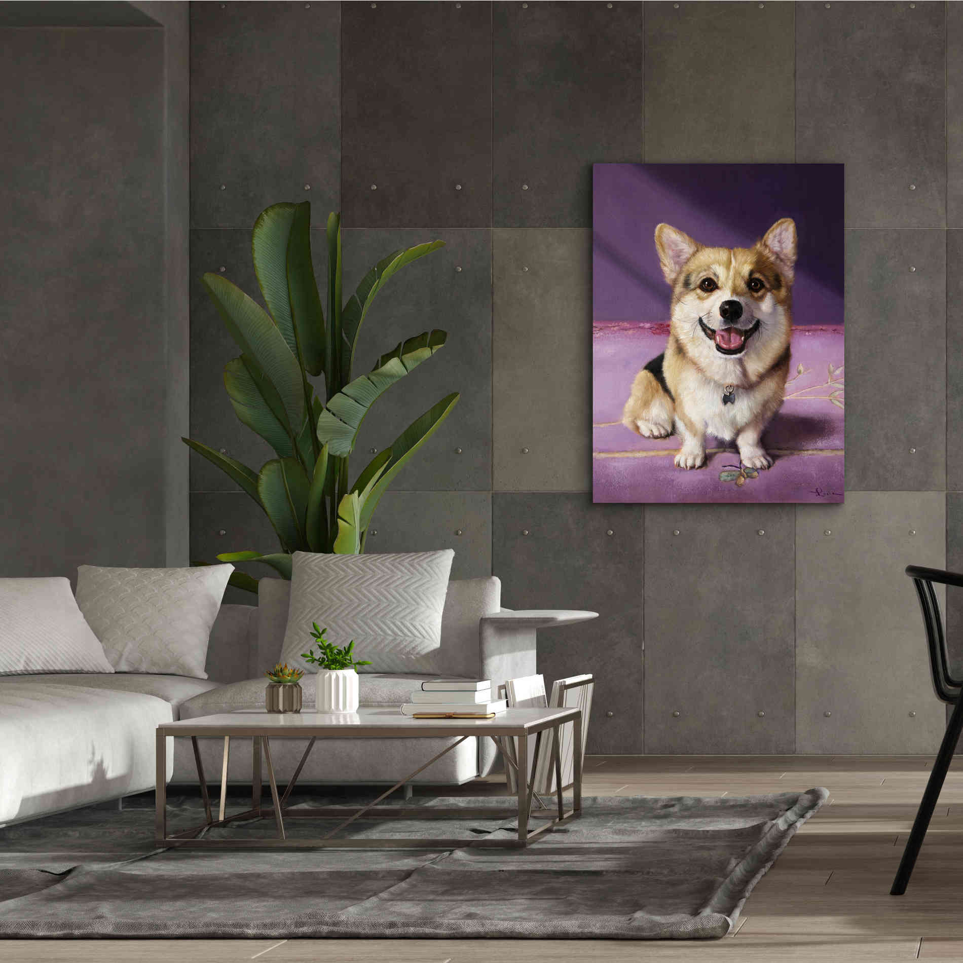 'Winnie' by Lucia Heffernan, Canvas Wall Art,40x54