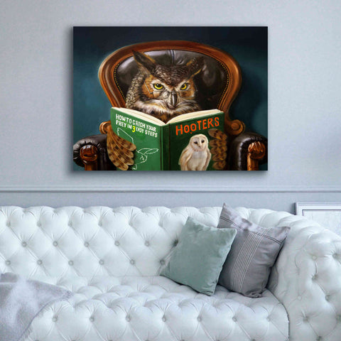 Image of 'Owl Porn' by Lucia Heffernan, Canvas Wall Art,54x40