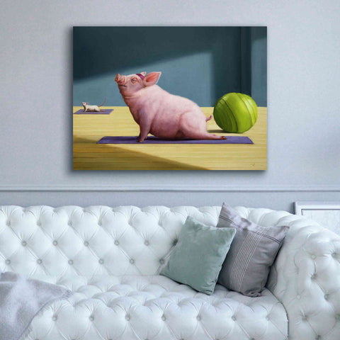 Image of 'Yoga With Friends' by Lucia Heffernan, Canvas Wall Art,54x40