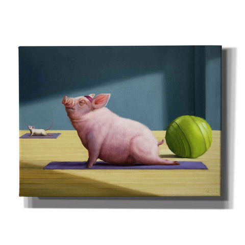 Image of 'Yoga With Friends' by Lucia Heffernan, Canvas Wall Art