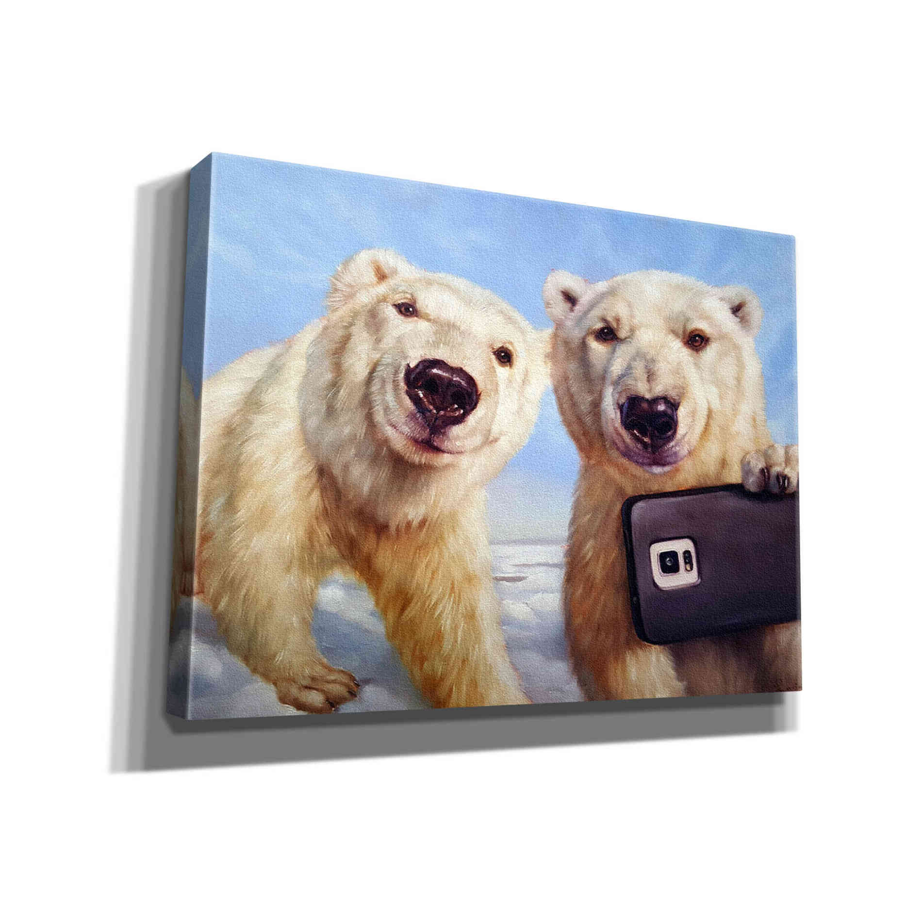 'Polargram' by Lucia Heffernan, Canvas Wall Art