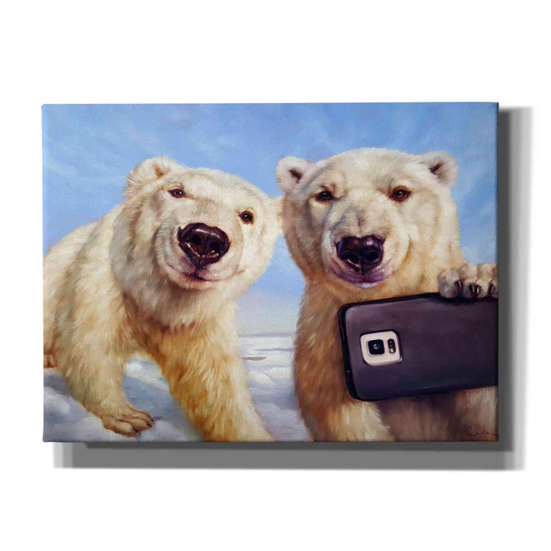 'Polargram' by Lucia Heffernan, Canvas Wall Art