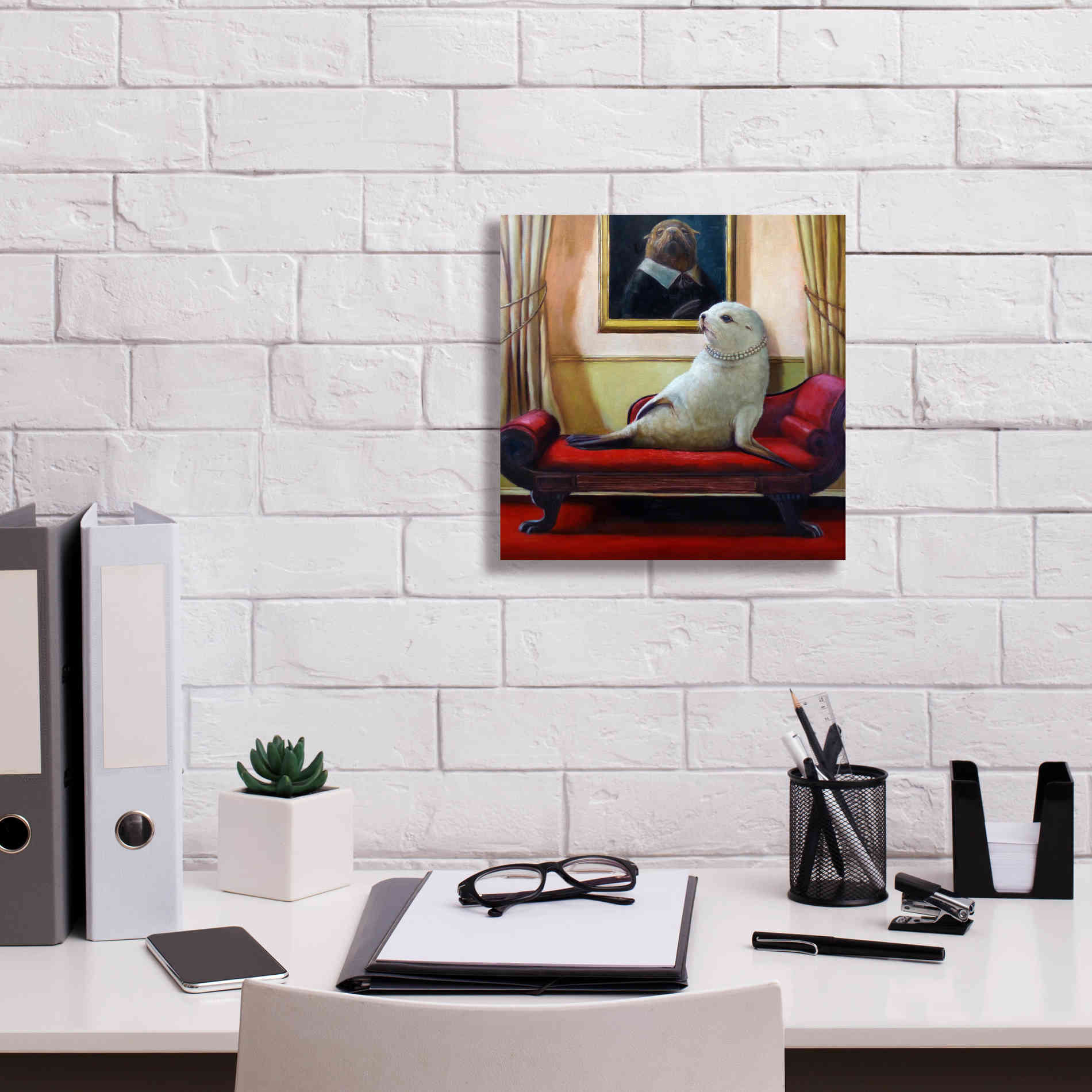 'Trophy Wife' by Lucia Heffernan, Canvas Wall Art,12x12