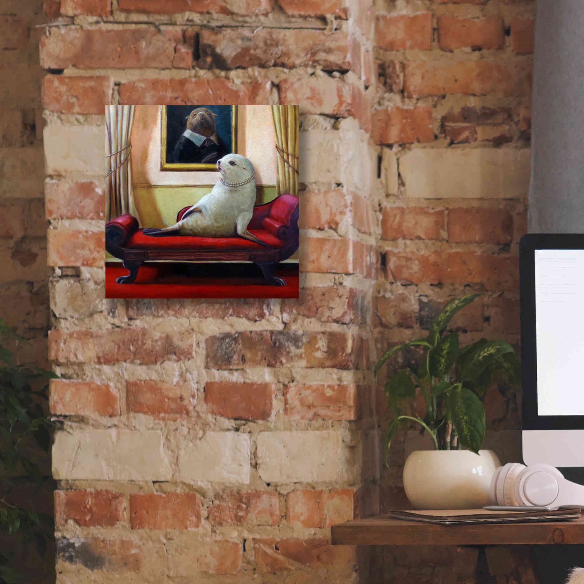 'Trophy Wife' by Lucia Heffernan, Canvas Wall Art,12x12