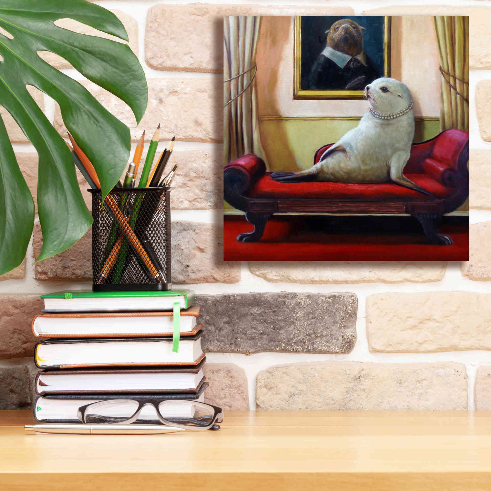 'Trophy Wife' by Lucia Heffernan, Canvas Wall Art,12x12