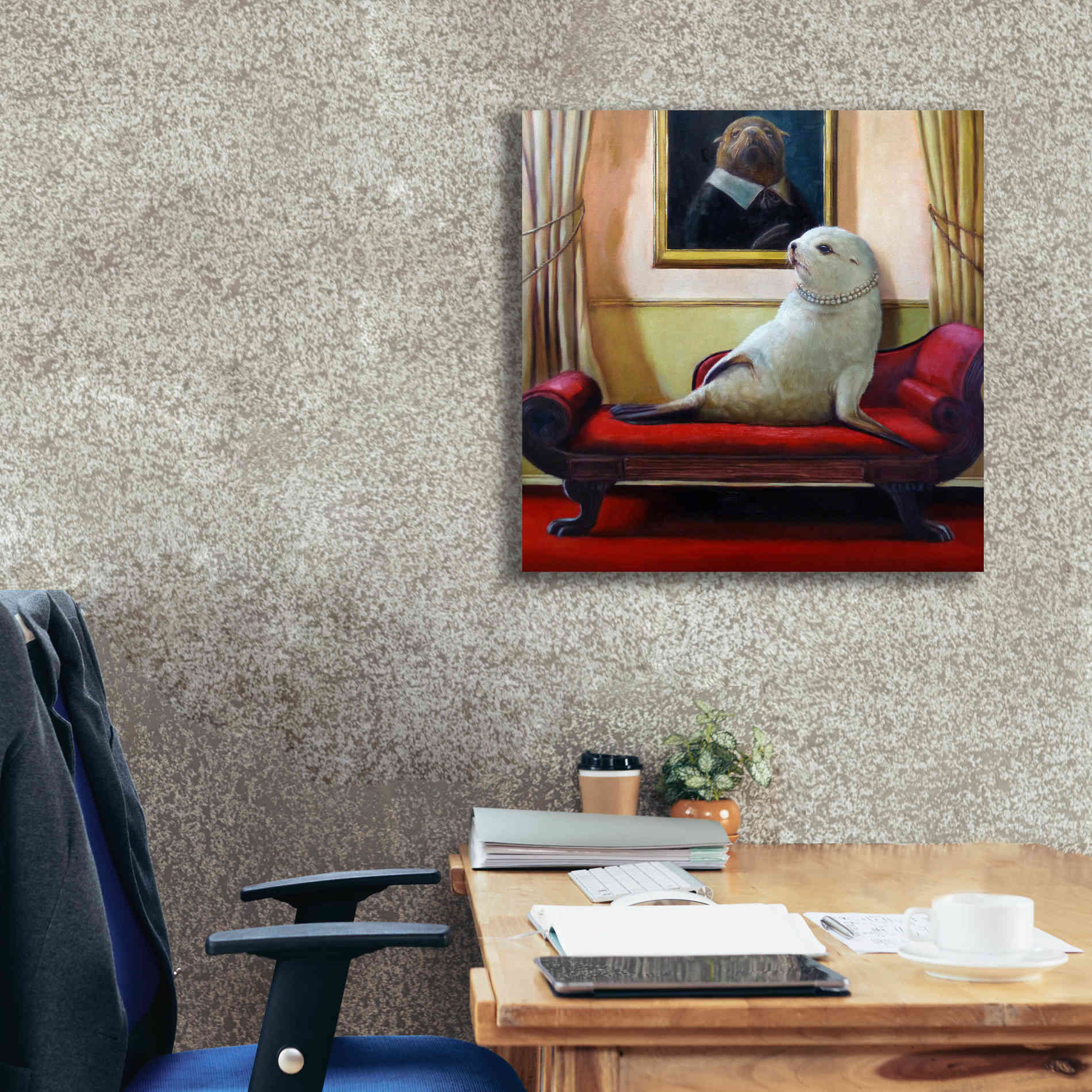 'Trophy Wife' by Lucia Heffernan, Canvas Wall Art,26x26