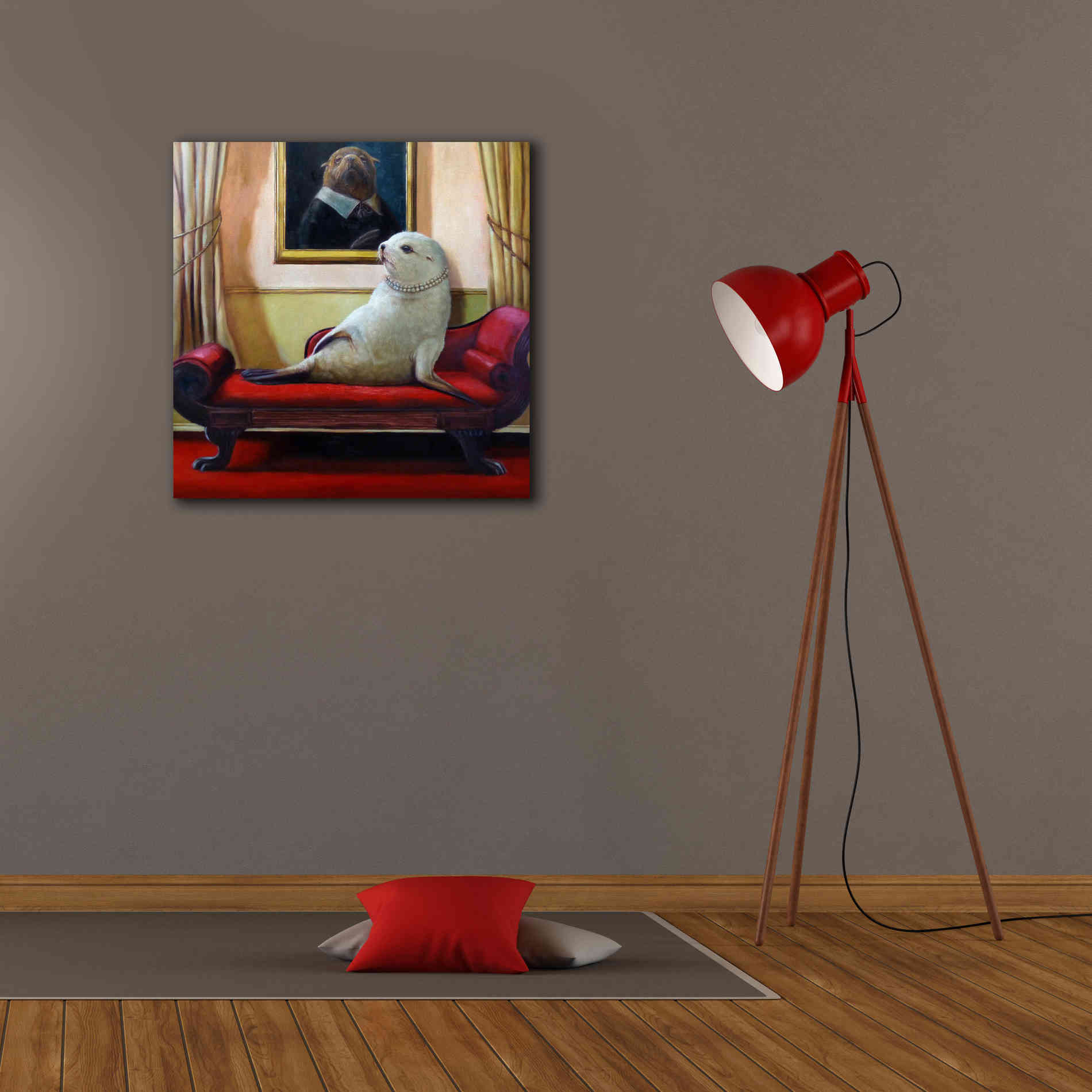 'Trophy Wife' by Lucia Heffernan, Canvas Wall Art,26x26