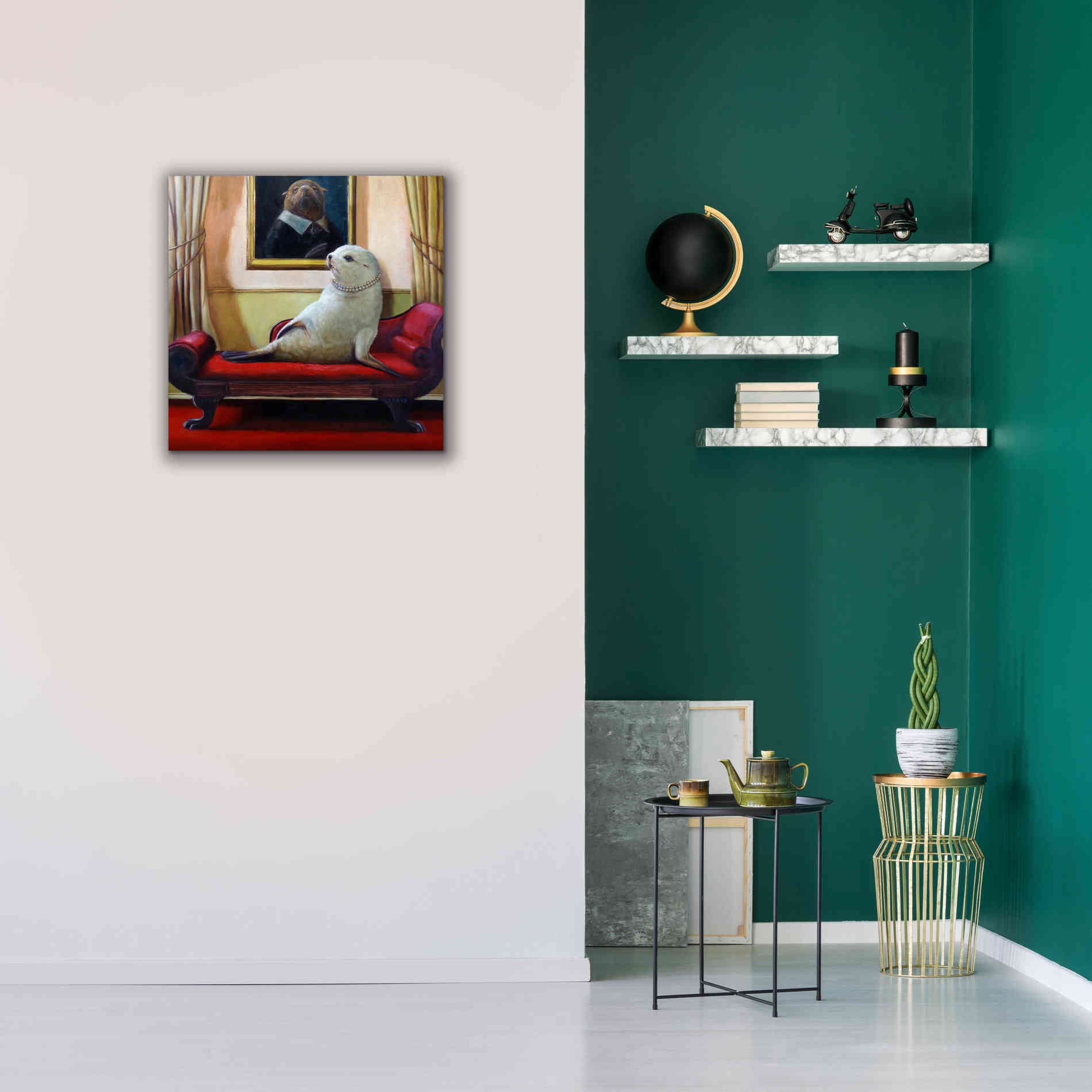 'Trophy Wife' by Lucia Heffernan, Canvas Wall Art,26x26