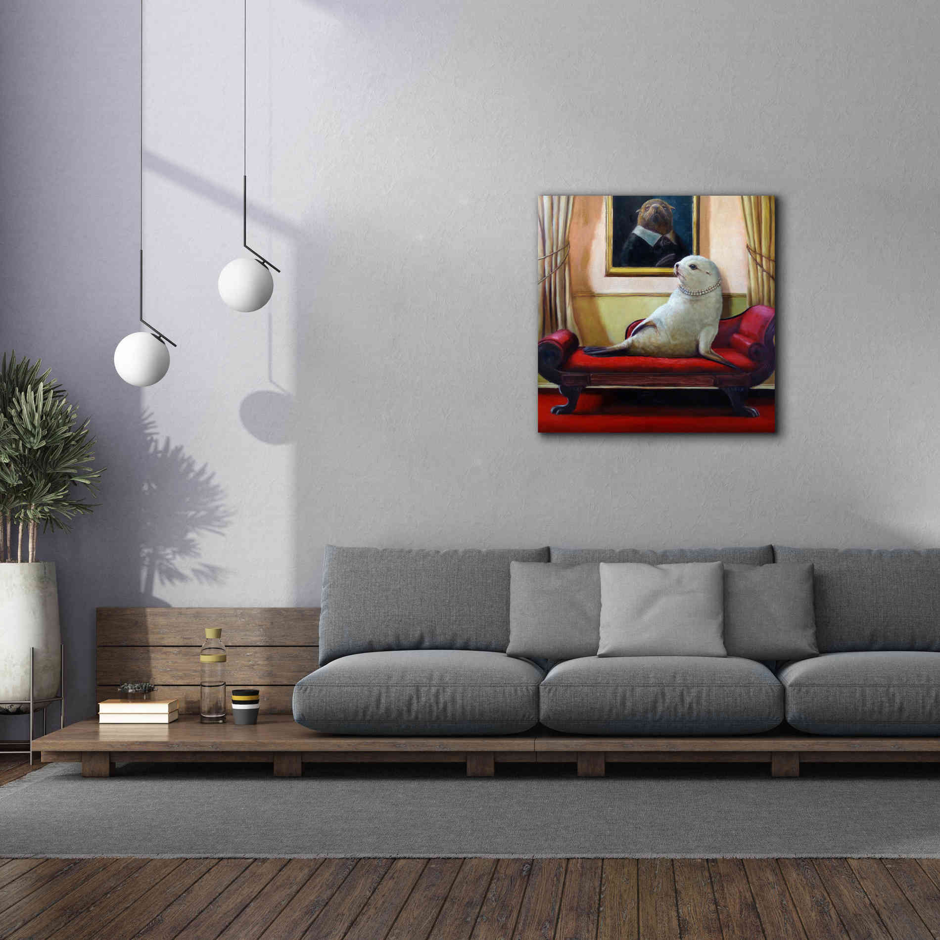 'Trophy Wife' by Lucia Heffernan, Canvas Wall Art,37x37