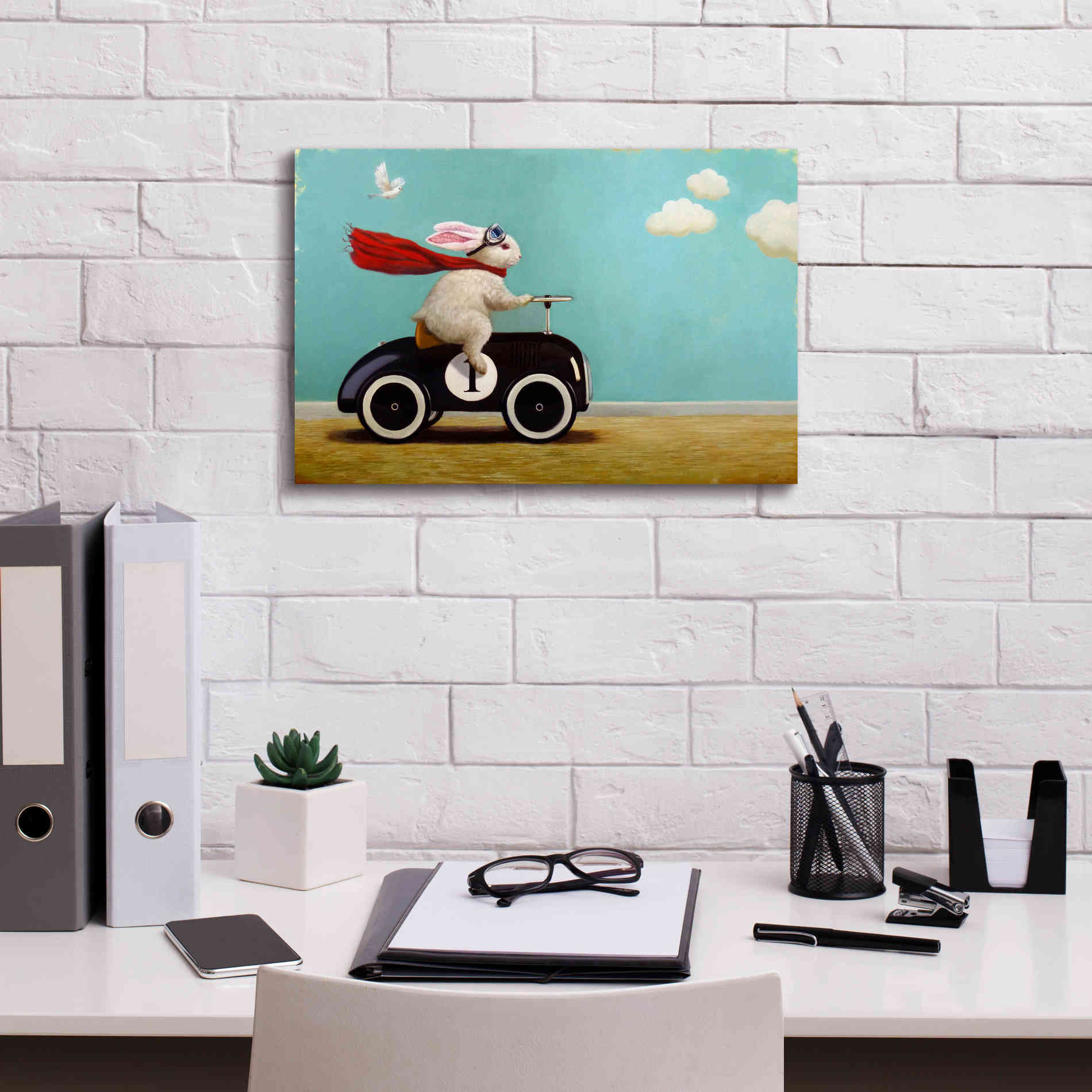 'Road Trip' by Lucia Heffernan, Canvas Wall Art,18x12