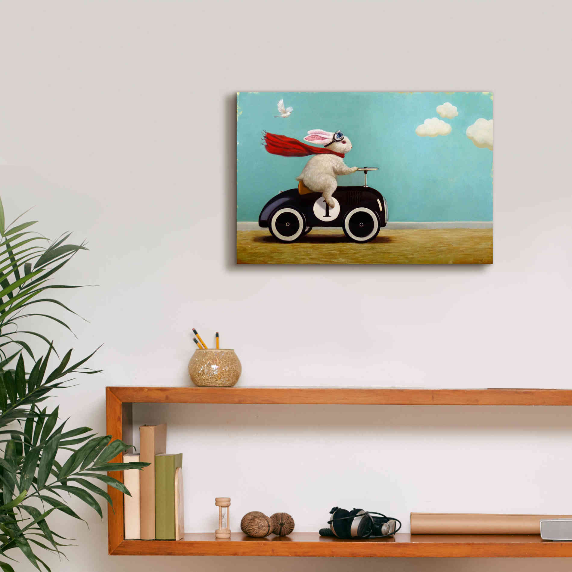 'Road Trip' by Lucia Heffernan, Canvas Wall Art,18x12