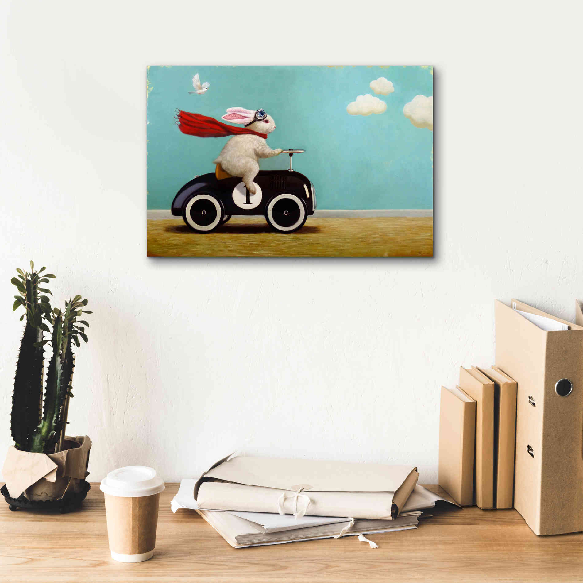 'Road Trip' by Lucia Heffernan, Canvas Wall Art,18x12