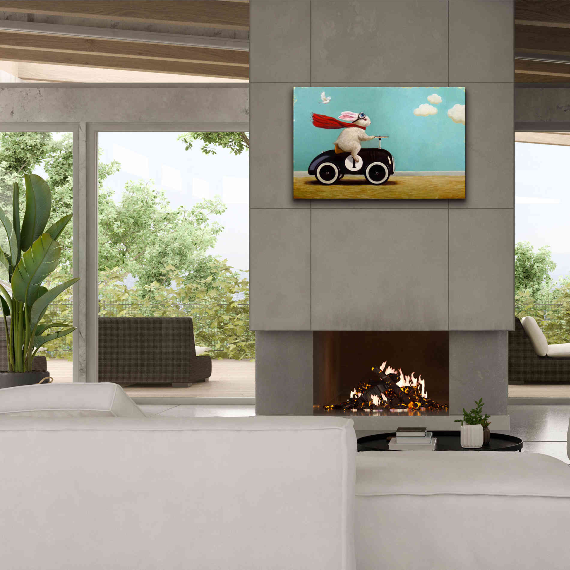 'Road Trip' by Lucia Heffernan, Canvas Wall Art,40x26