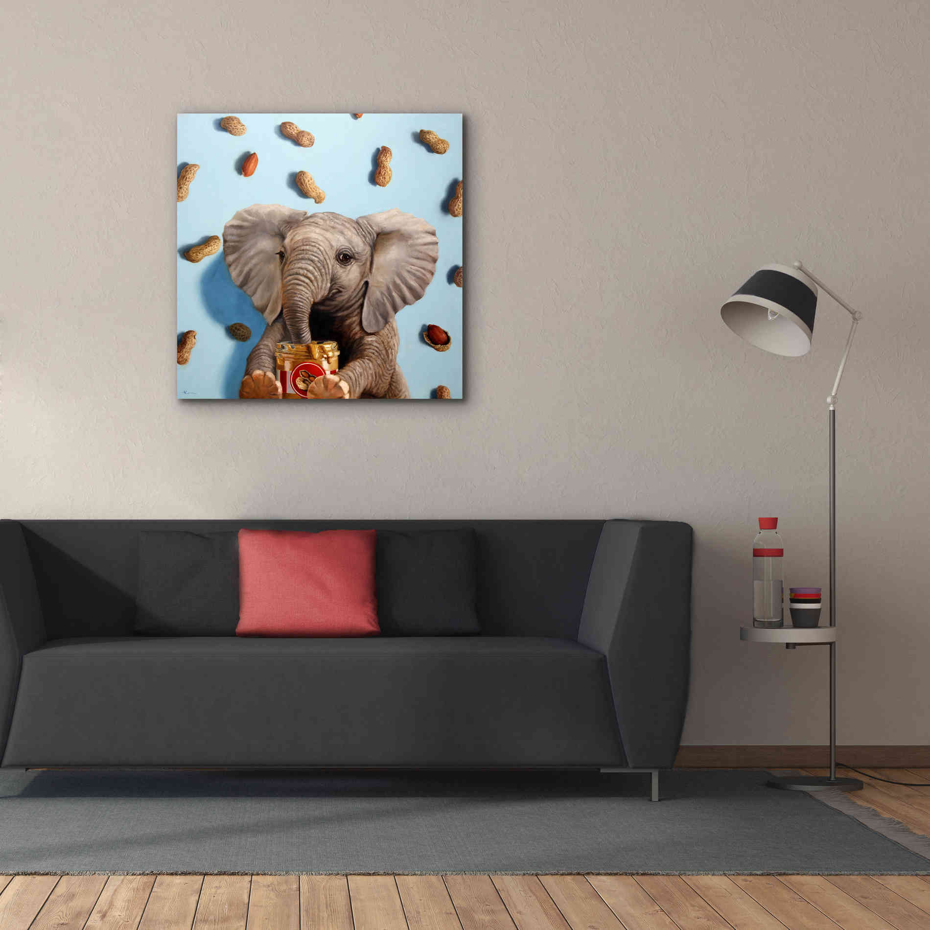 'Feeling Nutty' by Lucia Heffernan, Canvas Wall Art,37x37