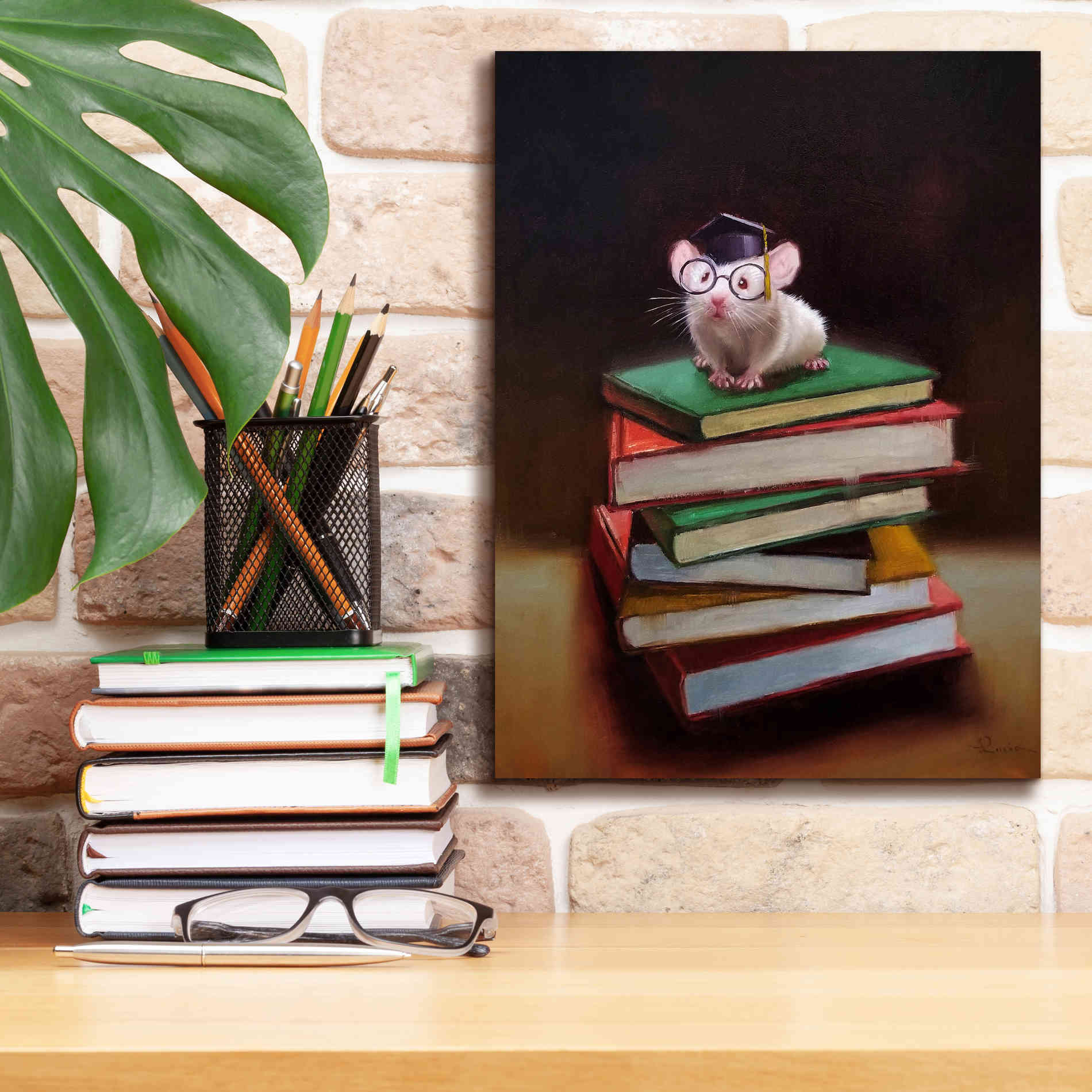 'The Valedictorian' by Lucia Heffernan, Canvas Wall Art,12x16