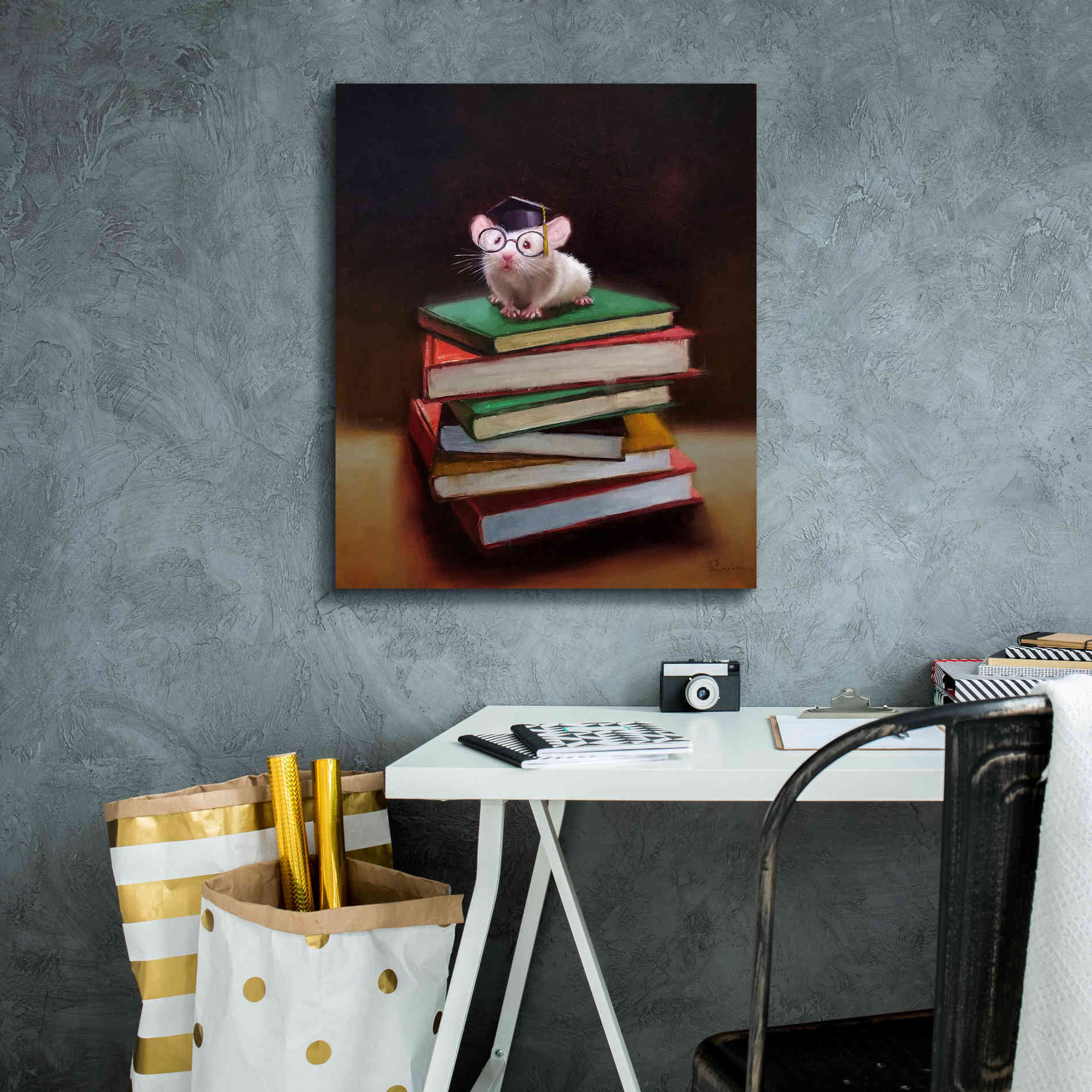 'The Valedictorian' by Lucia Heffernan, Canvas Wall Art,20x24
