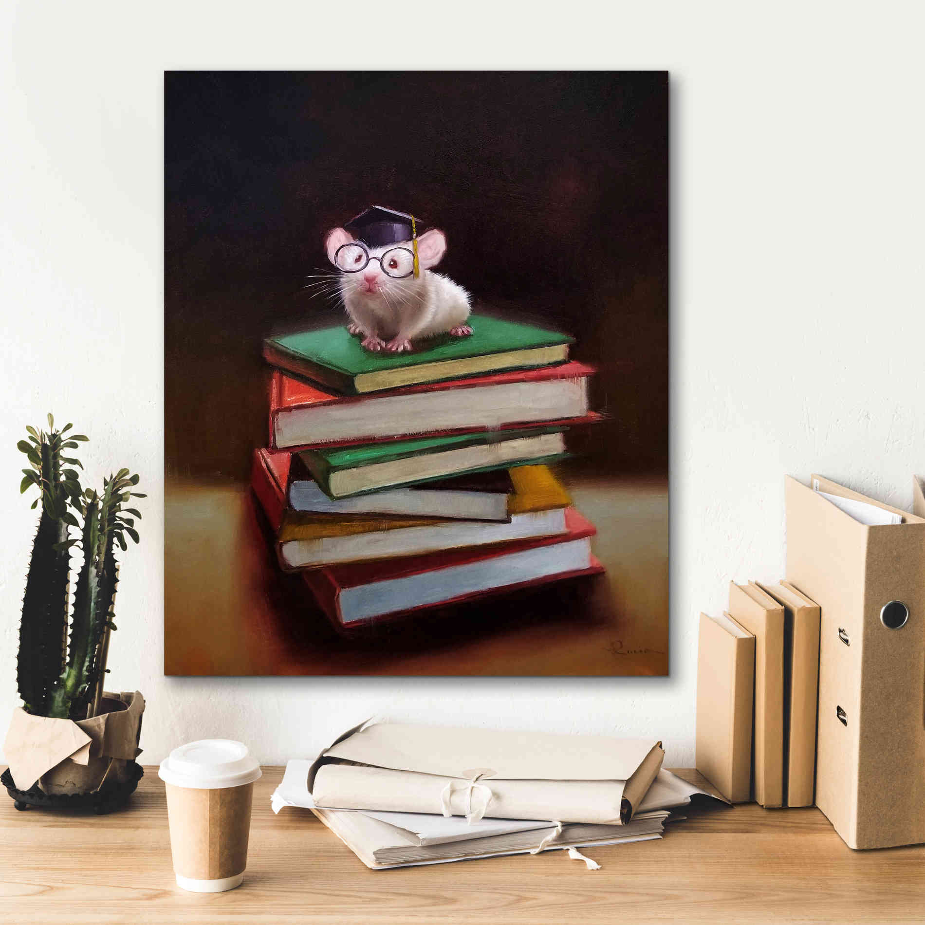 'The Valedictorian' by Lucia Heffernan, Canvas Wall Art,20x24