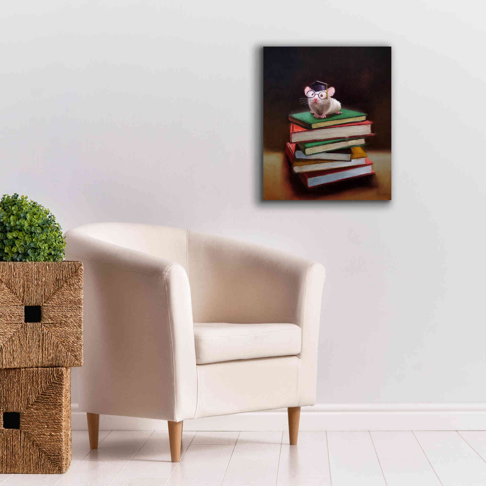 'The Valedictorian' by Lucia Heffernan, Canvas Wall Art,20x24