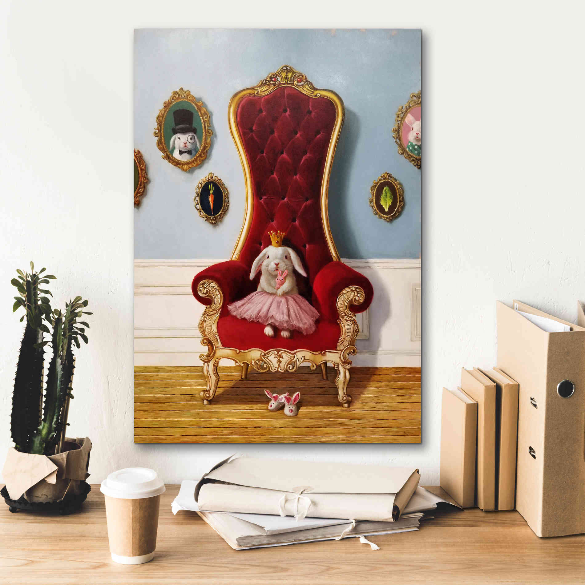 'Little Princess' by Lucia Heffernan, Canvas Wall Art,18x26