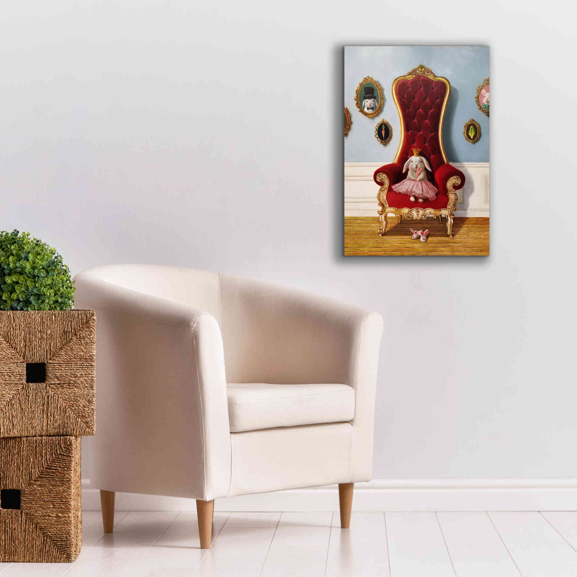 'Little Princess' by Lucia Heffernan, Canvas Wall Art,18x26