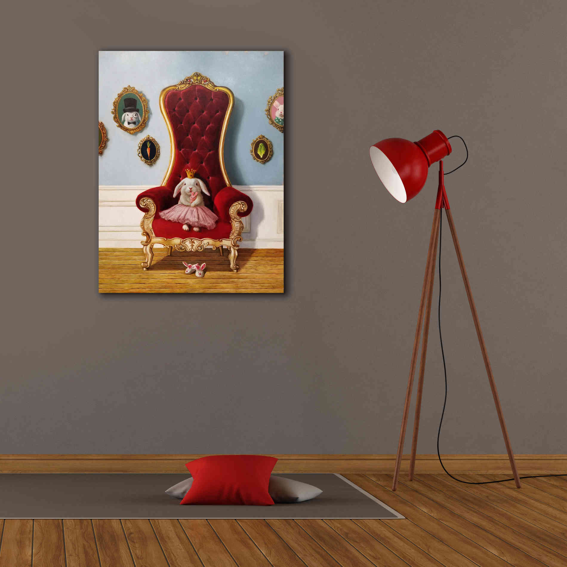 'Little Princess' by Lucia Heffernan, Canvas Wall Art,26x34