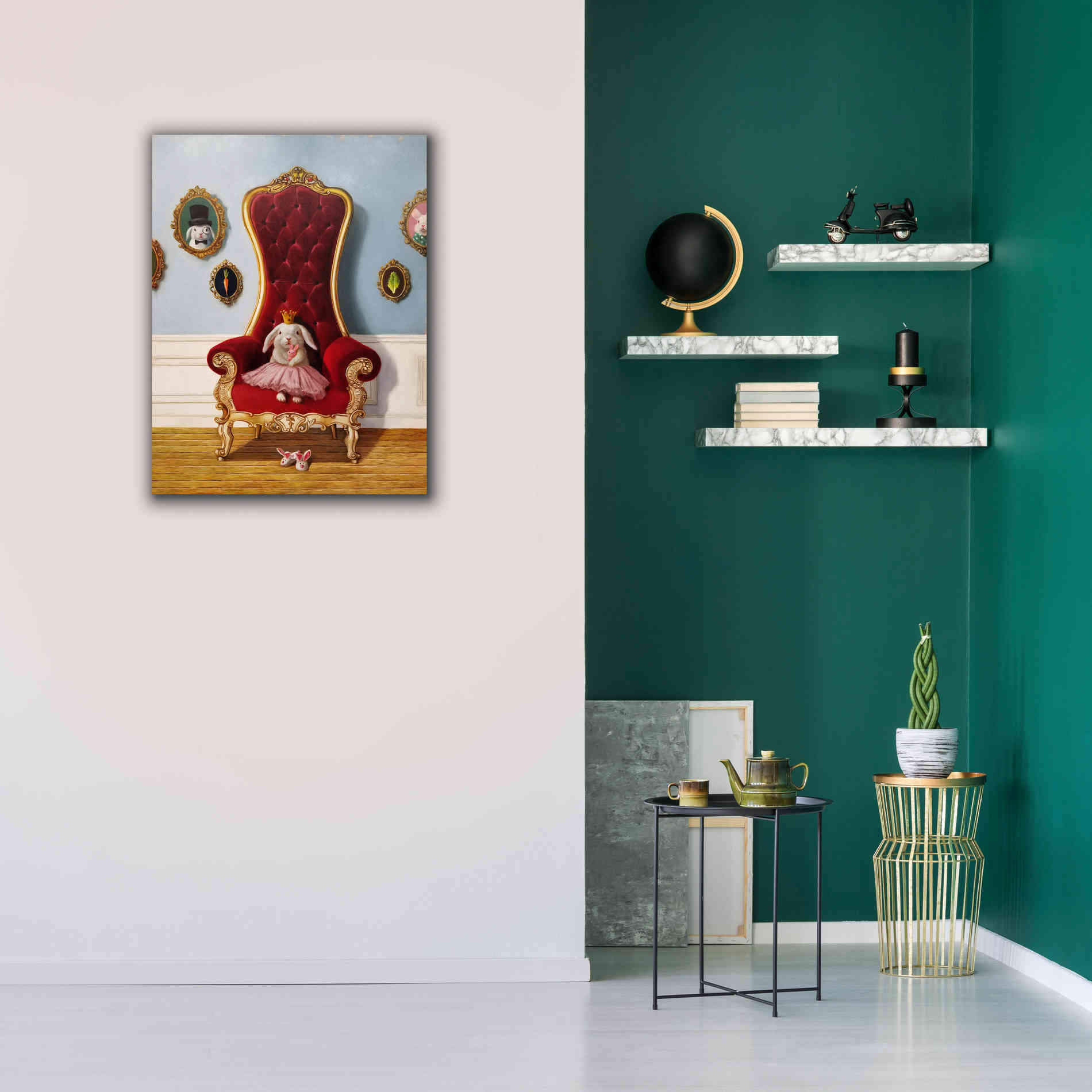 'Little Princess' by Lucia Heffernan, Canvas Wall Art,26x34