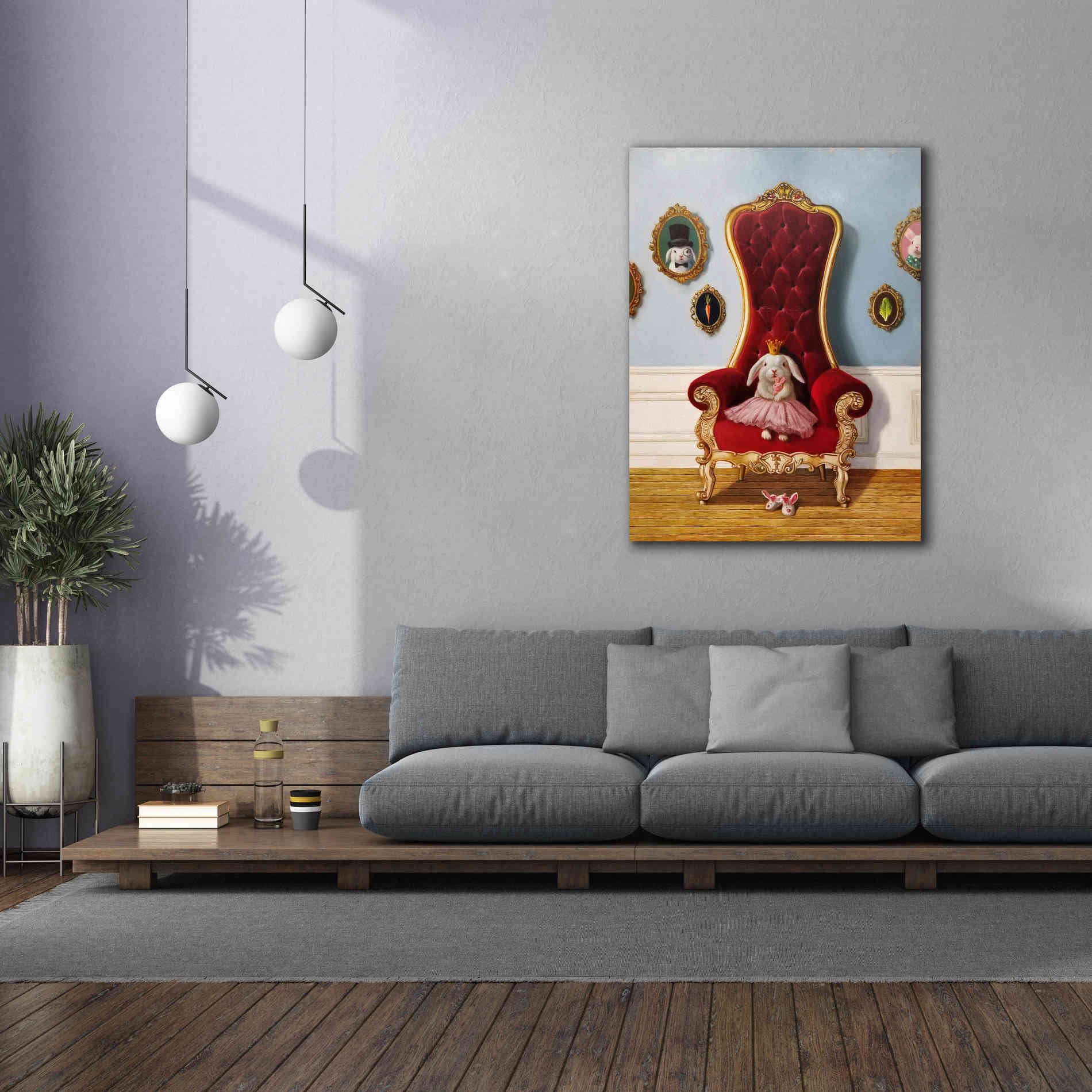 'Little Princess' by Lucia Heffernan, Canvas Wall Art,40x54