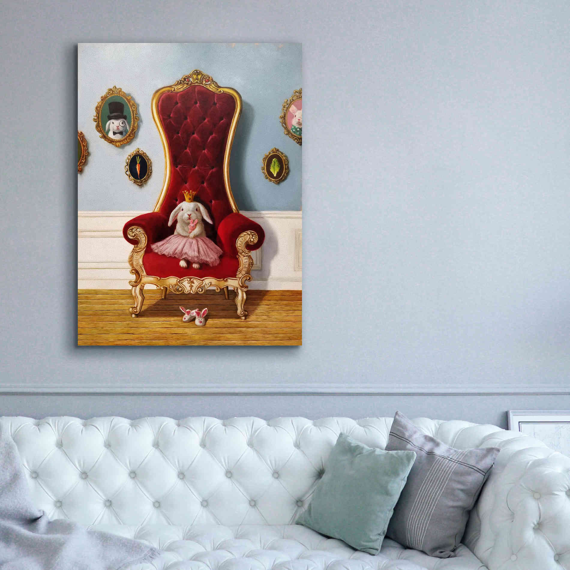 'Little Princess' by Lucia Heffernan, Canvas Wall Art,40x54