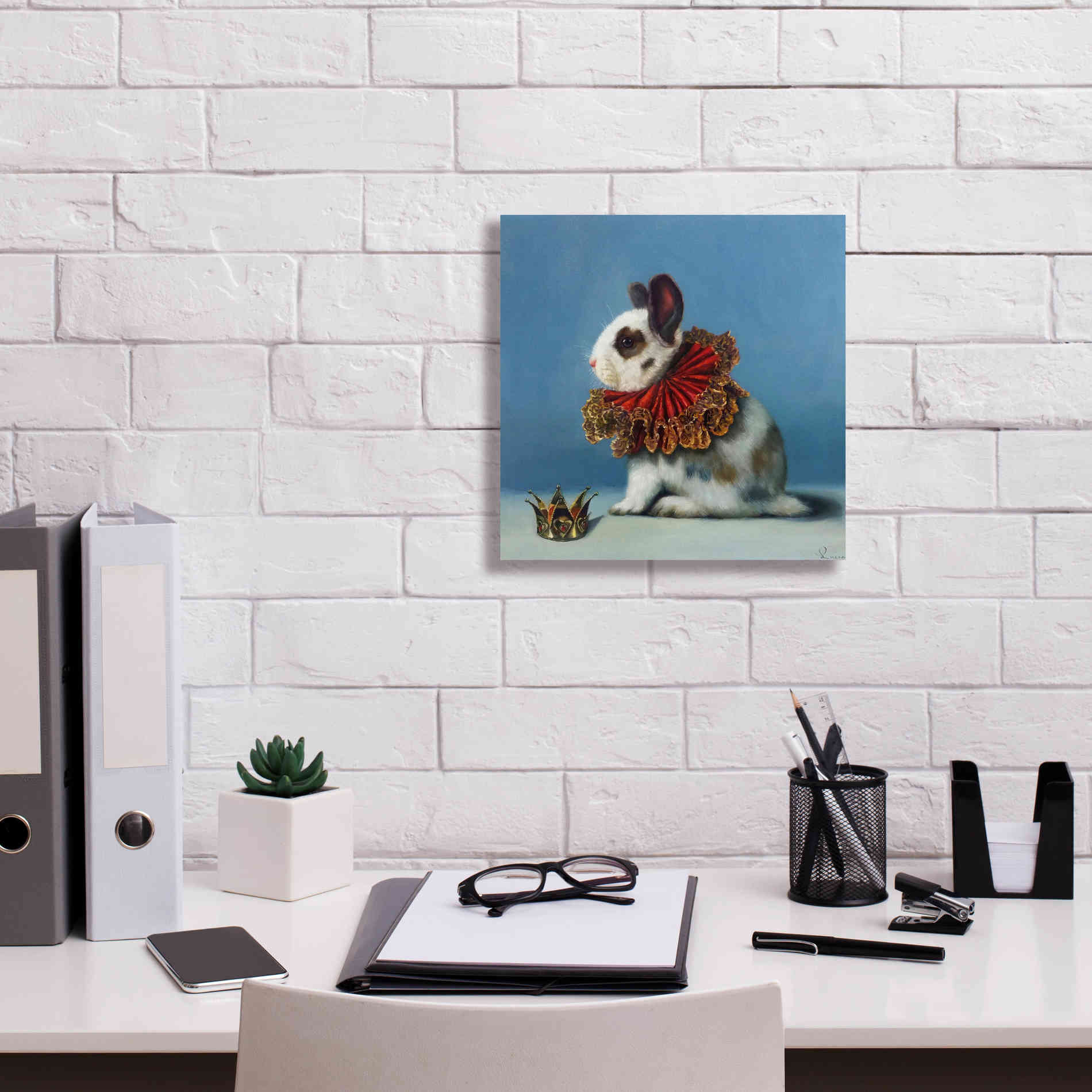 'Queen of Hearts' by Lucia Heffernan, Canvas Wall Art,12x12