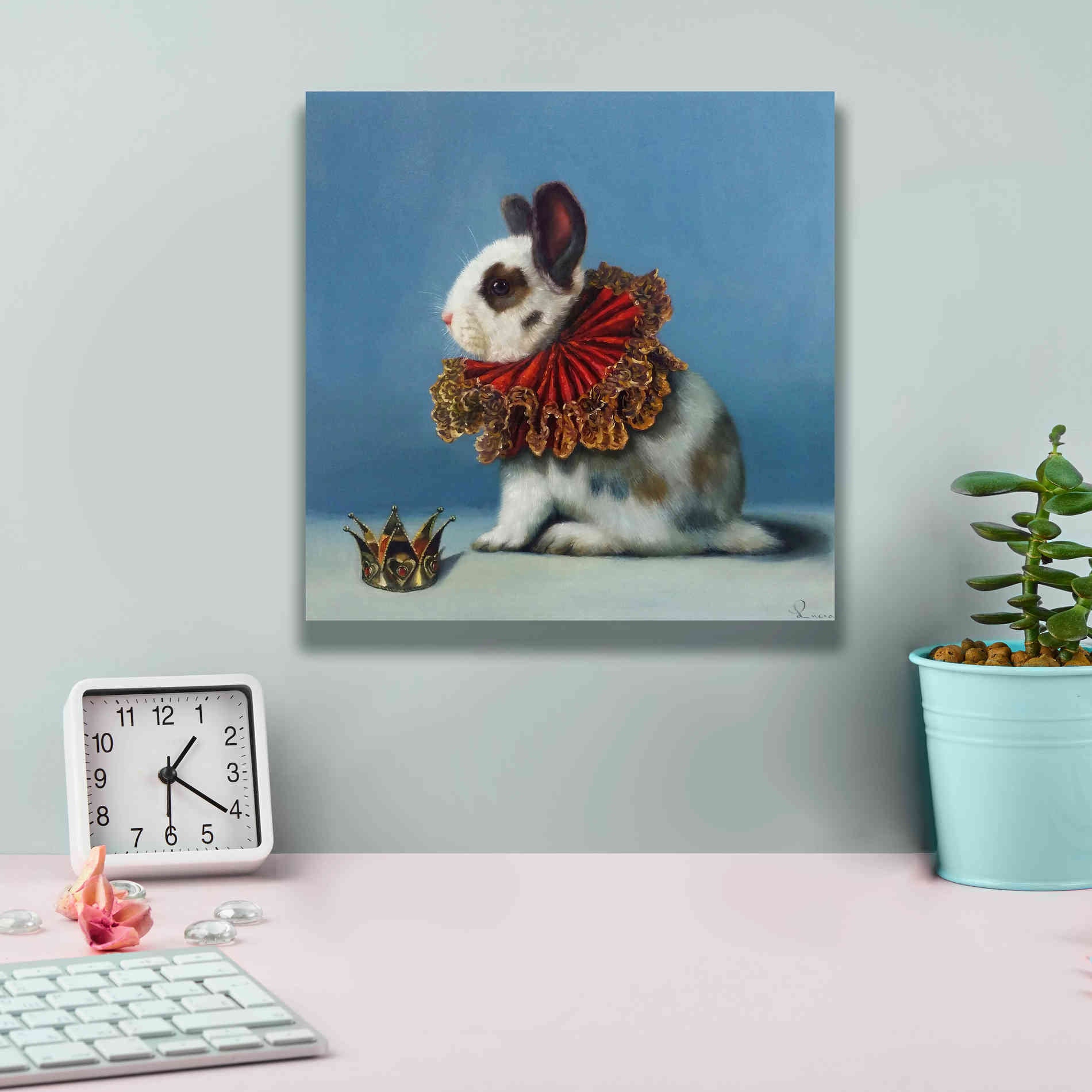 'Queen of Hearts' by Lucia Heffernan, Canvas Wall Art,12x12