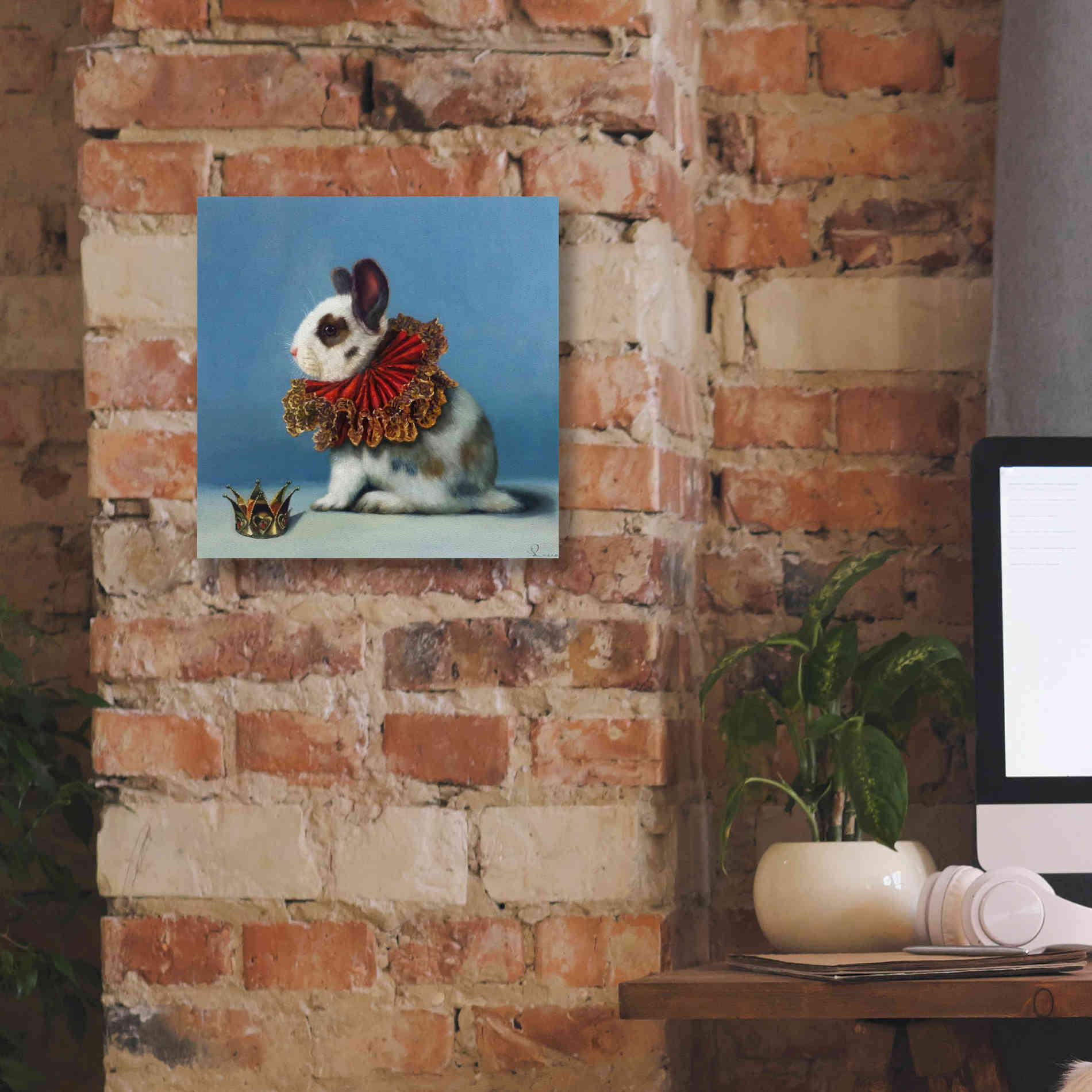 'Queen of Hearts' by Lucia Heffernan, Canvas Wall Art,12x12