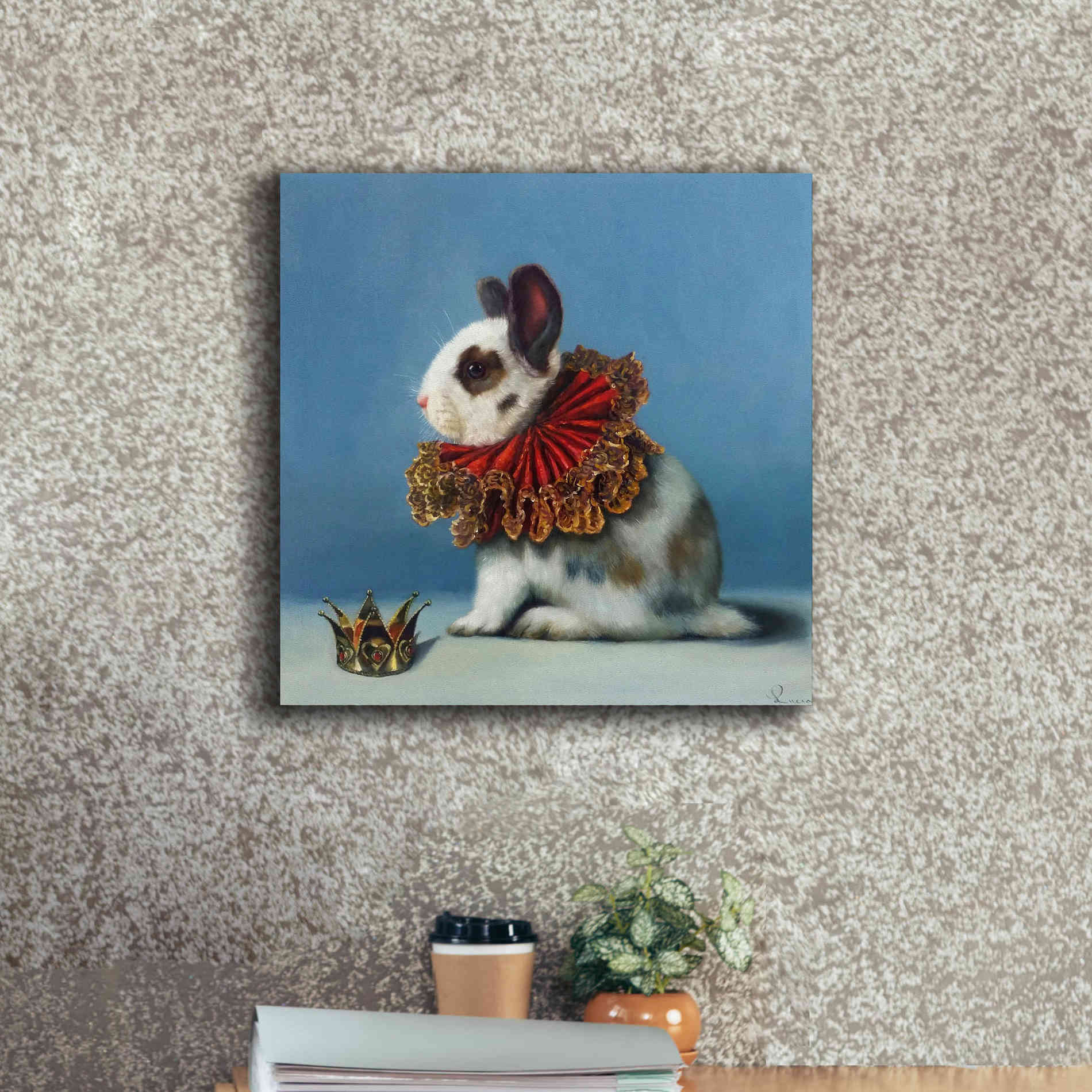 'Queen of Hearts' by Lucia Heffernan, Canvas Wall Art,18x18