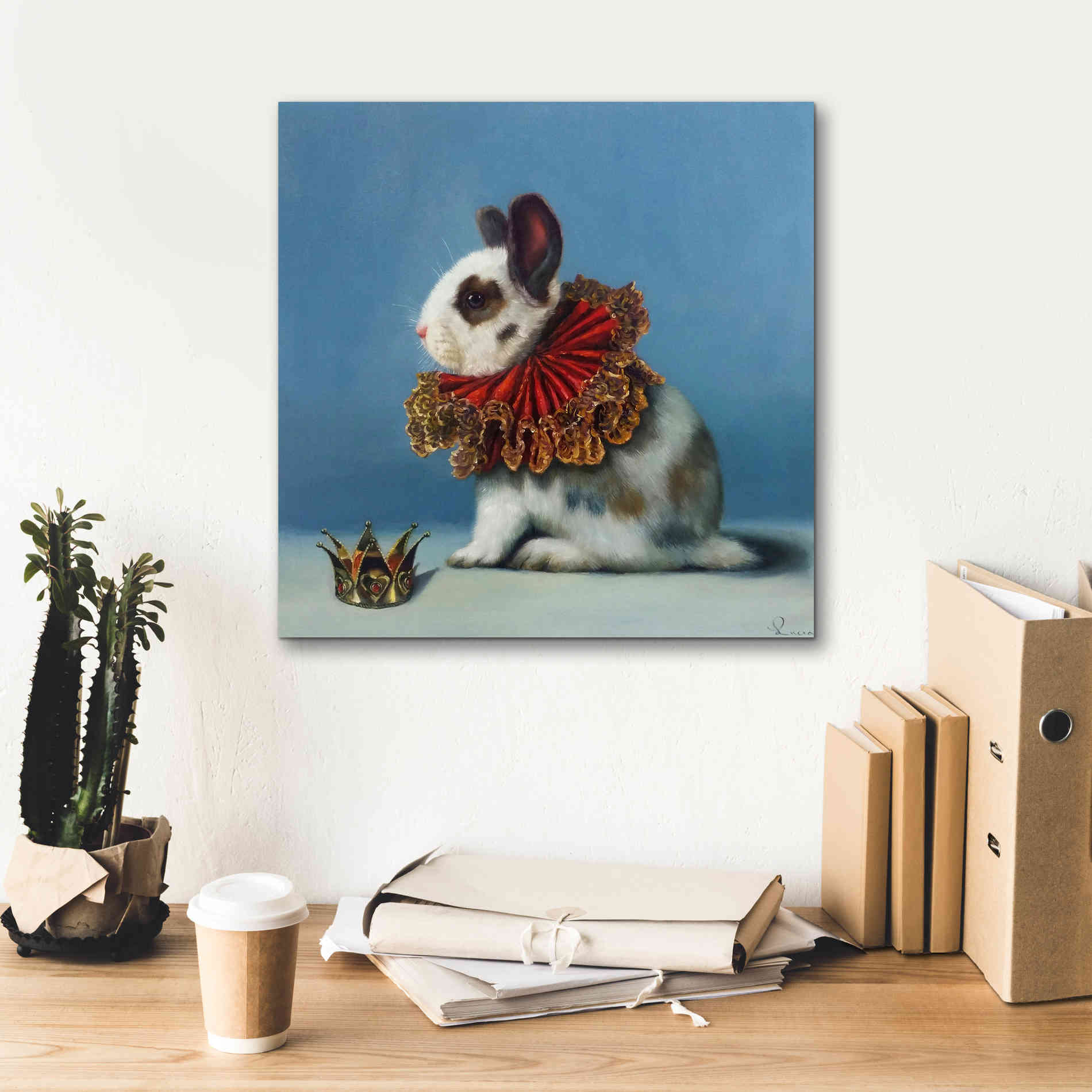 'Queen of Hearts' by Lucia Heffernan, Canvas Wall Art,18x18