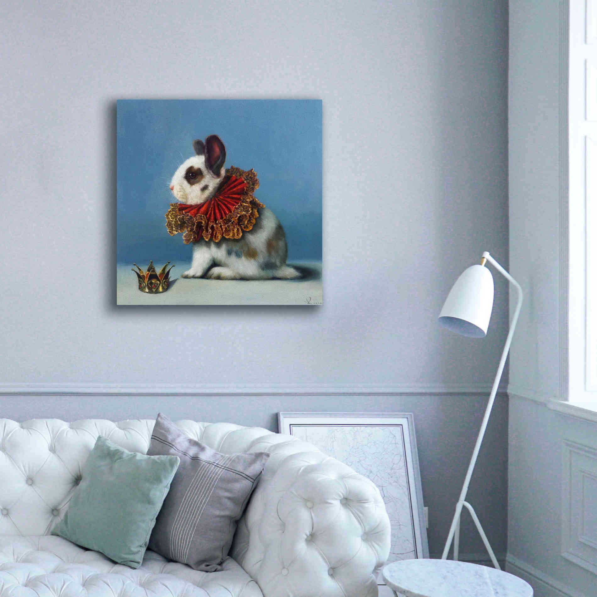 'Queen of Hearts' by Lucia Heffernan, Canvas Wall Art,37x37