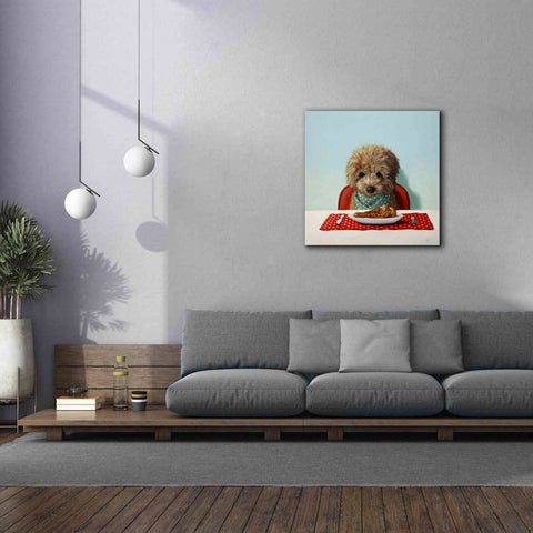 Image of 'Puppy Chow' by Lucia Heffernan, Canvas Wall Art,37x37