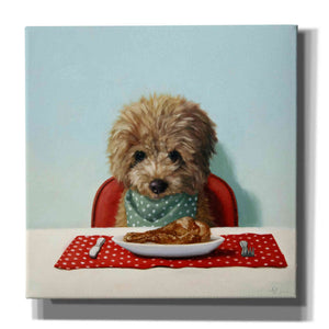 'Puppy Chow' by Lucia Heffernan, Canvas Wall Art